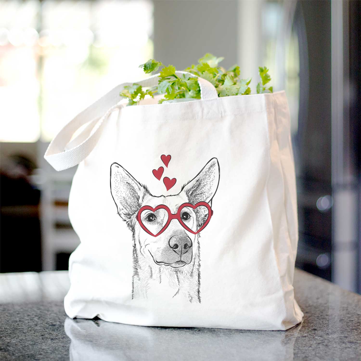 Ember the Shepherd Mix - Tote Bag