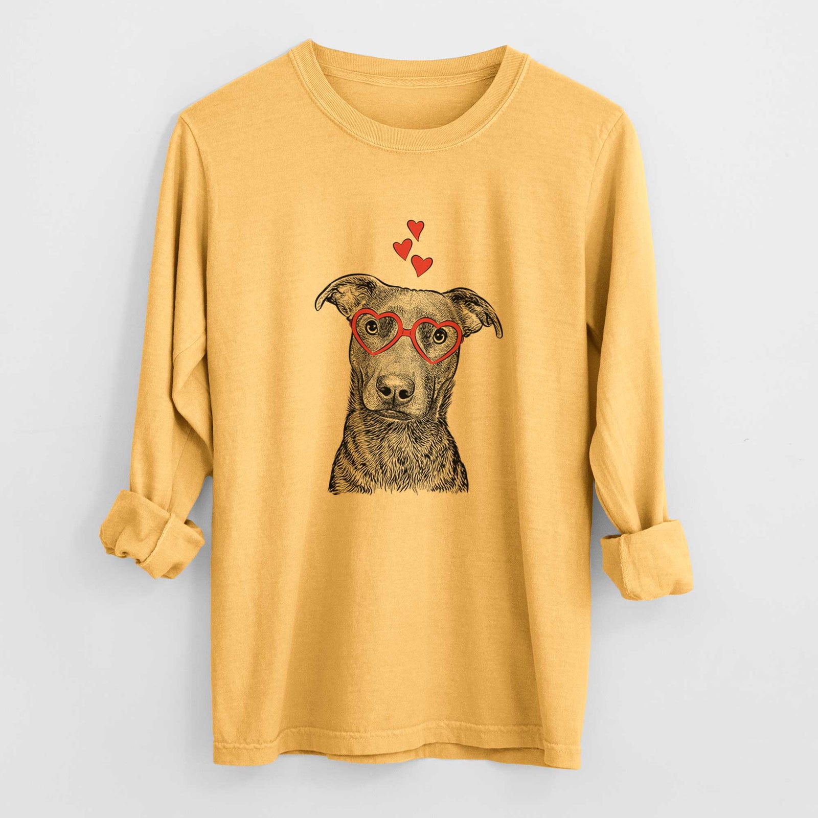Valentine Embyr the Mixed Breed - Heavyweight 100% Cotton Long Sleeve