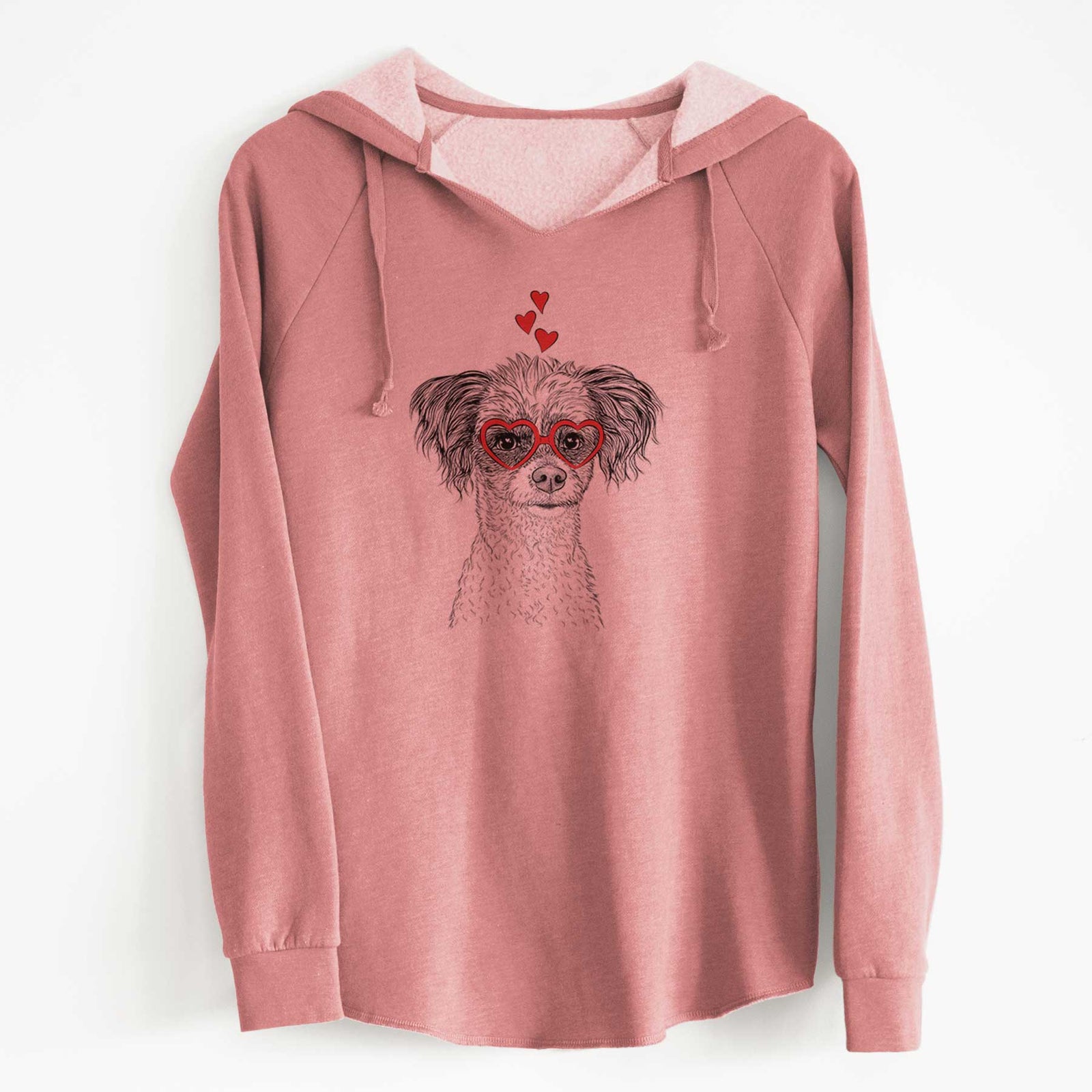 Valentine Finley the Papillon Mix - Cali Wave Hooded Sweatshirt