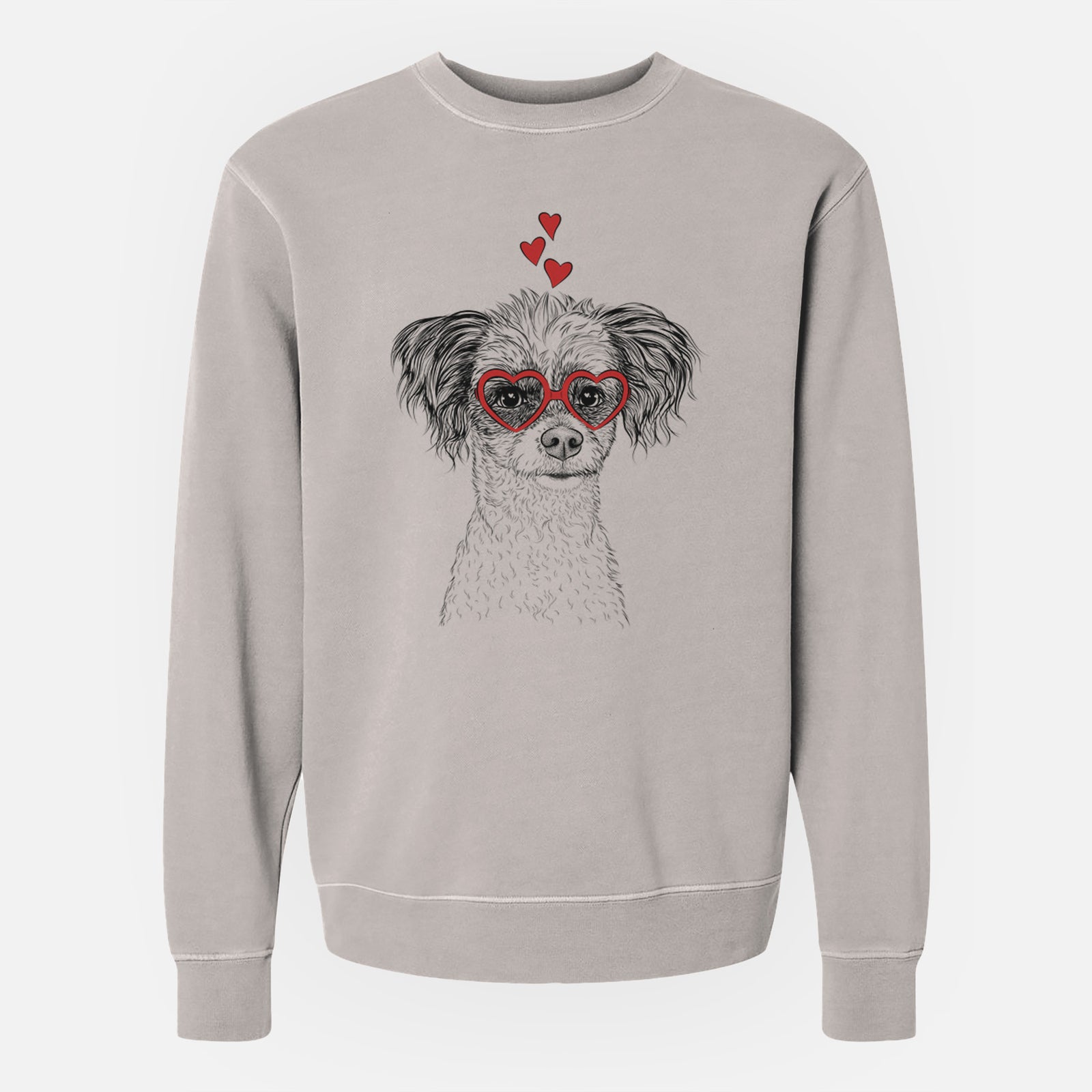Valentine Finley the Papillon Mix - Unisex Pigment Dyed Crew Sweatshirt