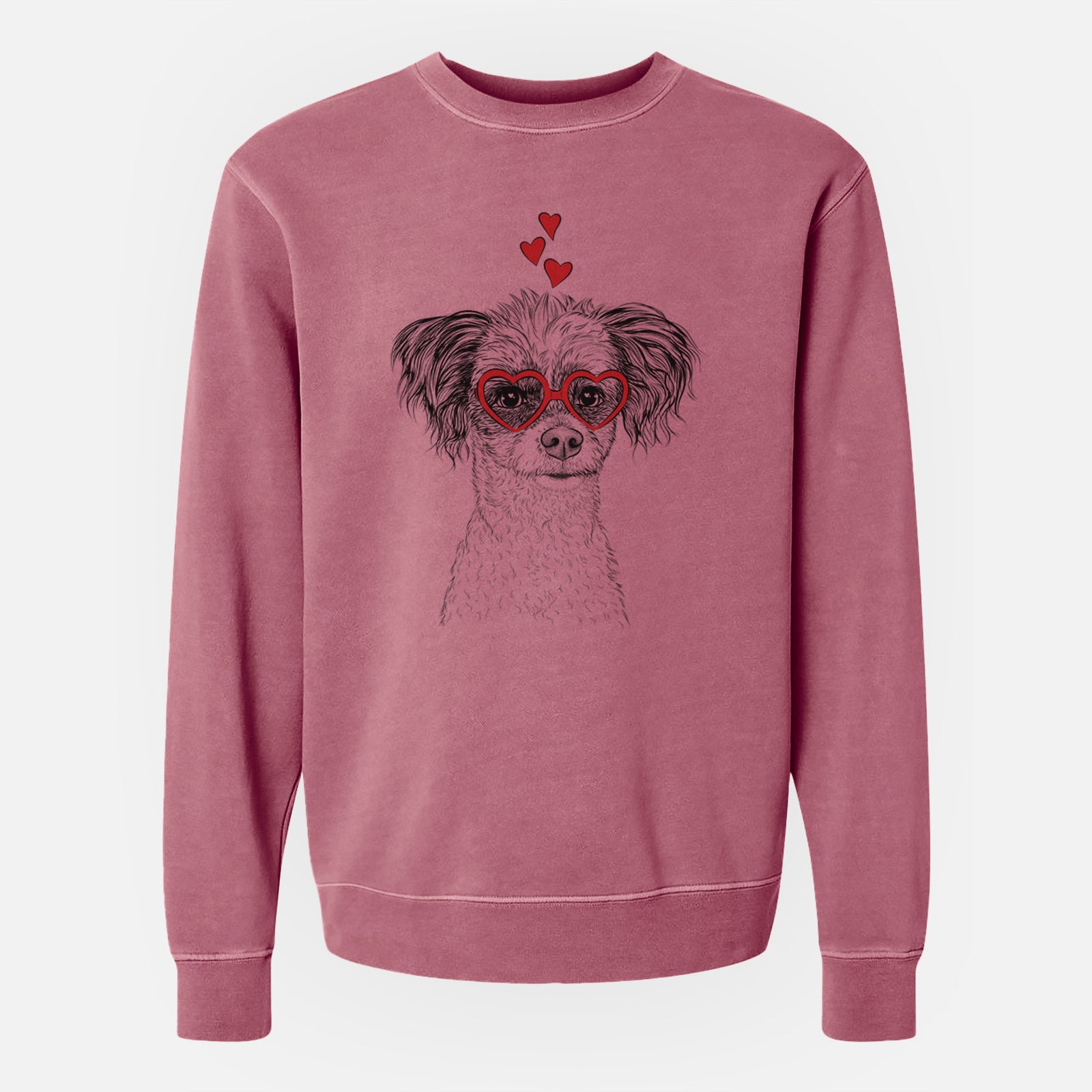 Valentine Finley the Papillon Mix - Unisex Pigment Dyed Crew Sweatshirt