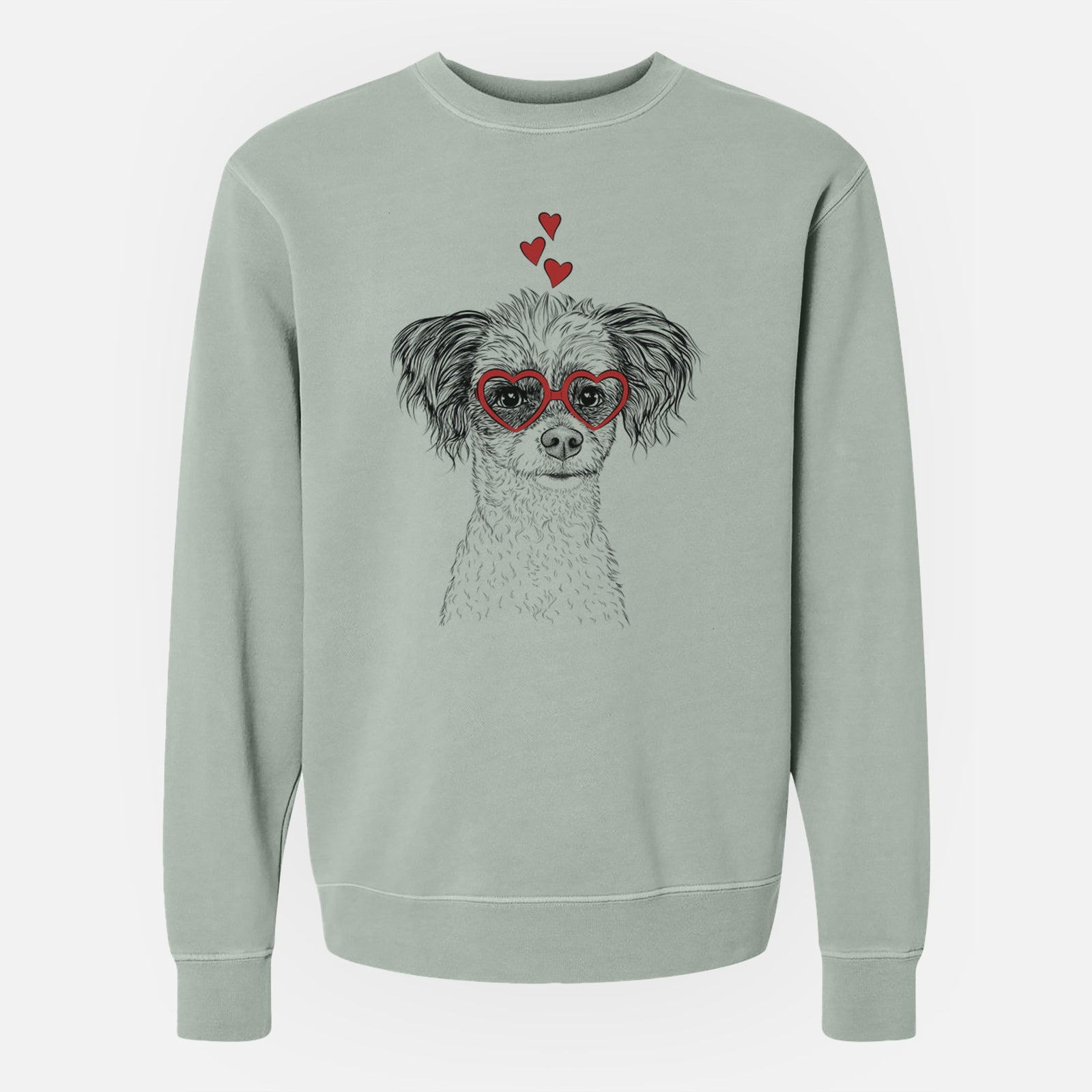 Valentine Finley the Papillon Mix - Unisex Pigment Dyed Crew Sweatshirt
