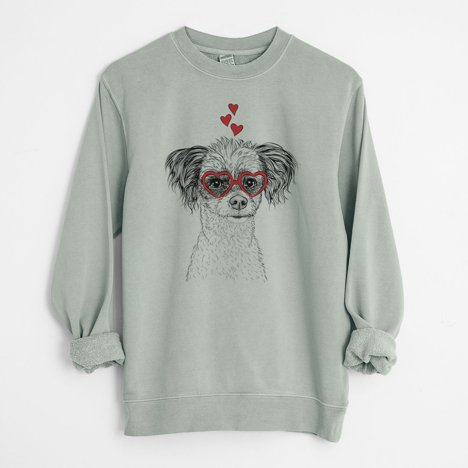 Valentine Finley the Papillon Mix - Unisex Pigment Dyed Crew Sweatshirt