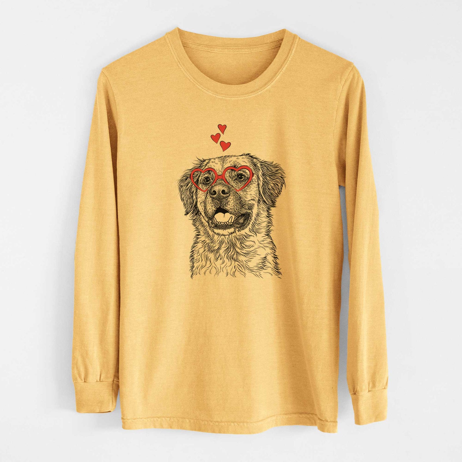 Valentine Finn the Mixed Breed - Heavyweight 100% Cotton Long Sleeve