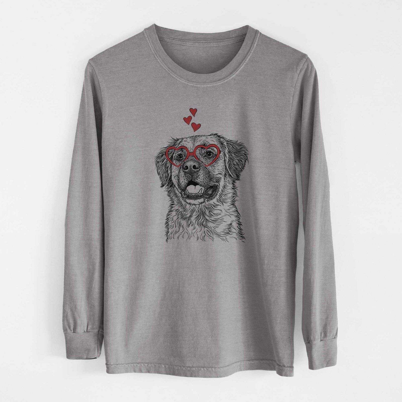 Valentine Finn the Mixed Breed - Heavyweight 100% Cotton Long Sleeve