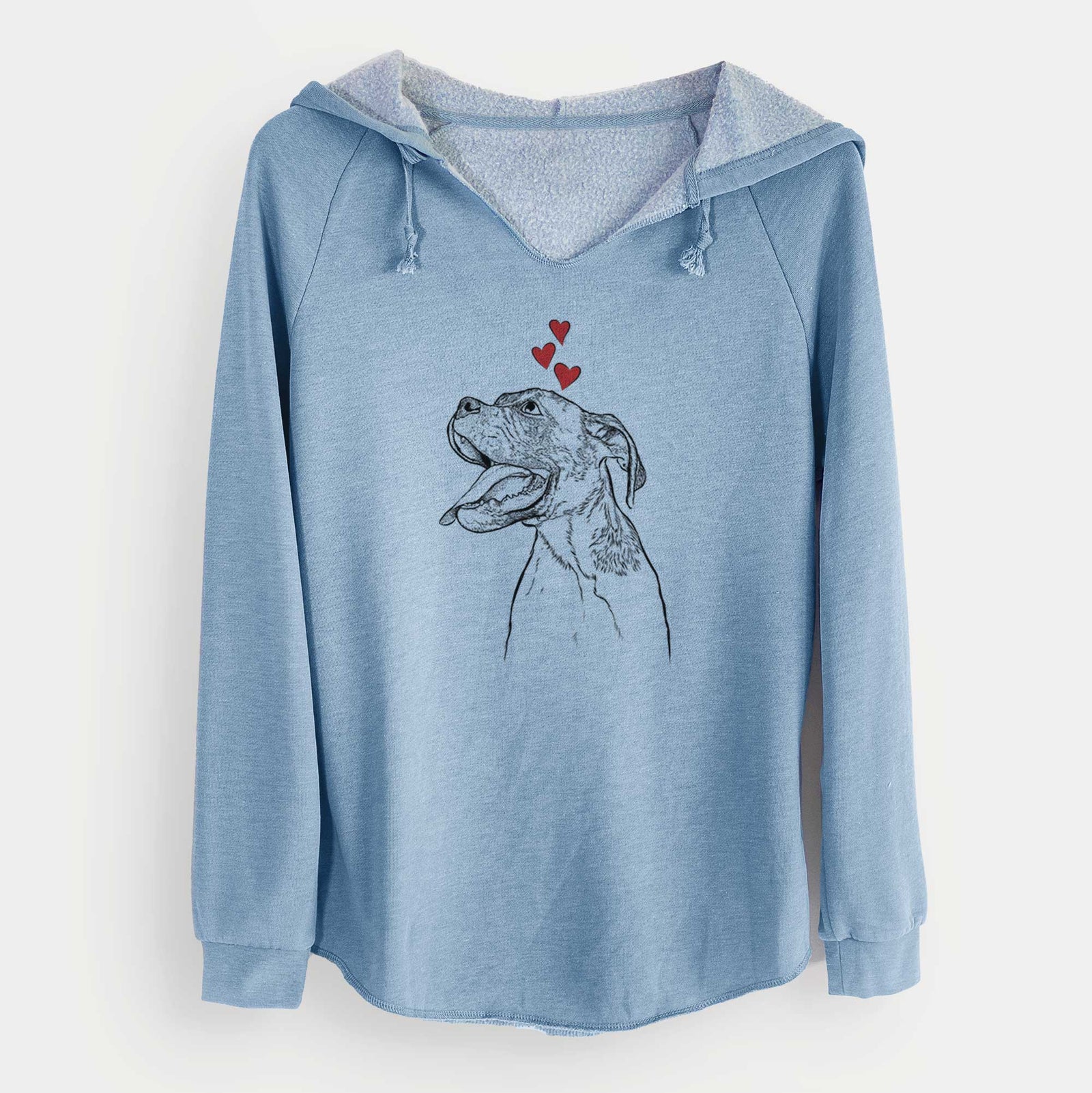 Valentine Floyd the Boxer - Cali Wave Hooded Sweatshirt