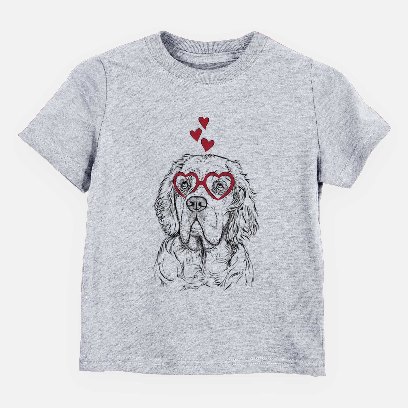 Valentine Gary the Clumber Spaniel - Kids/Youth/Toddler Shirt