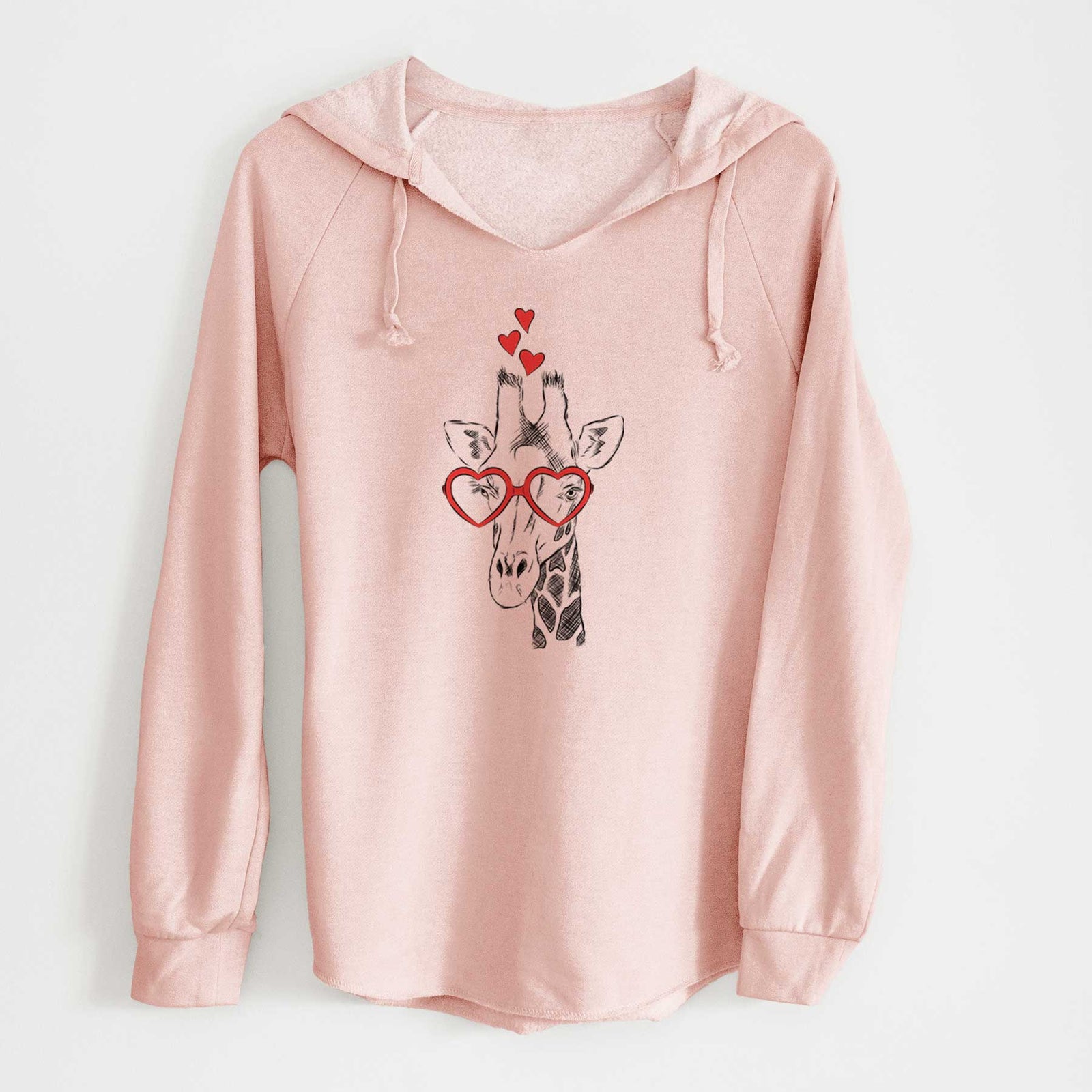 Valentine Geoffrey the Giraffe - Cali Wave Hooded Sweatshirt