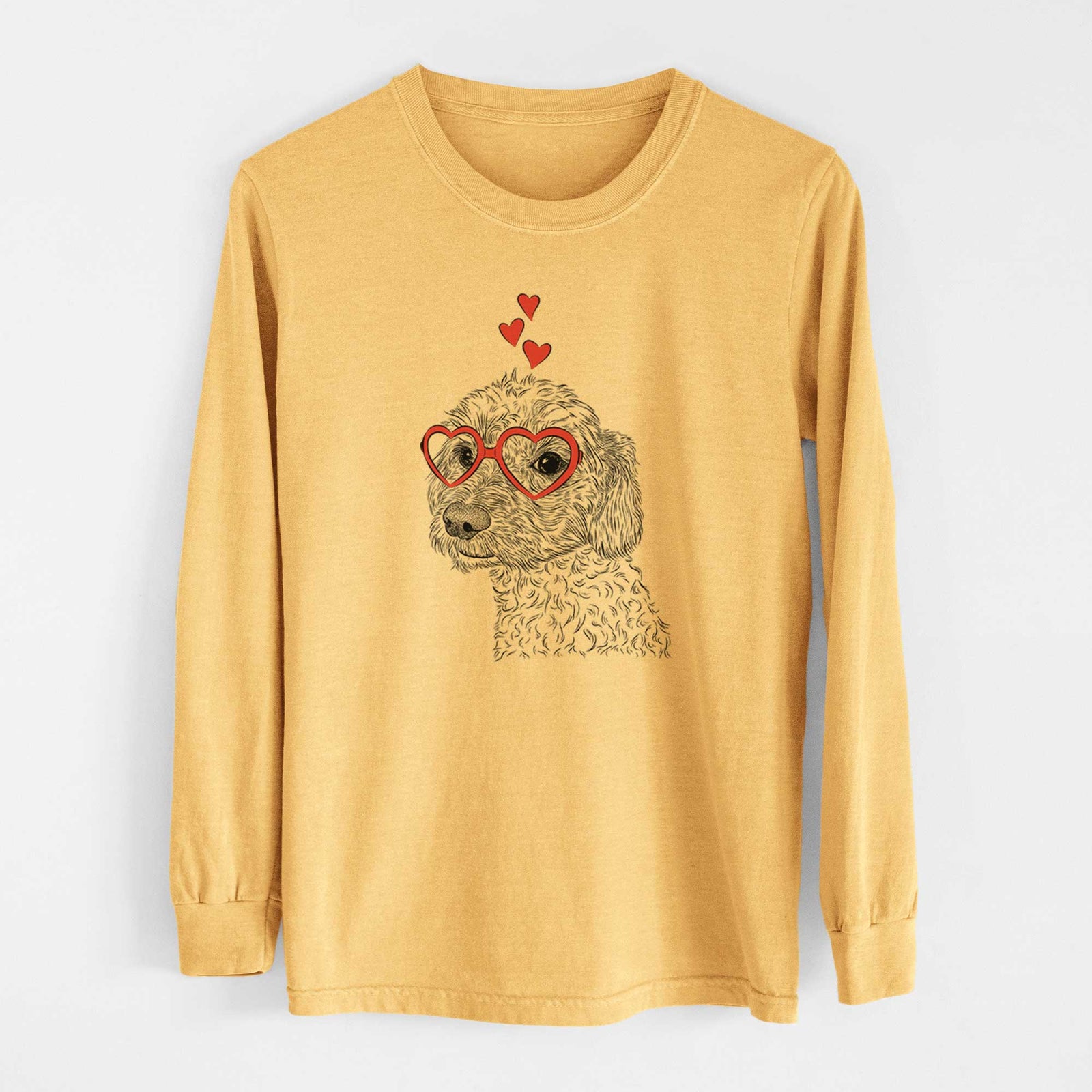 Valentine Georgie Boy the Mixed Breed - Heavyweight 100% Cotton Long Sleeve