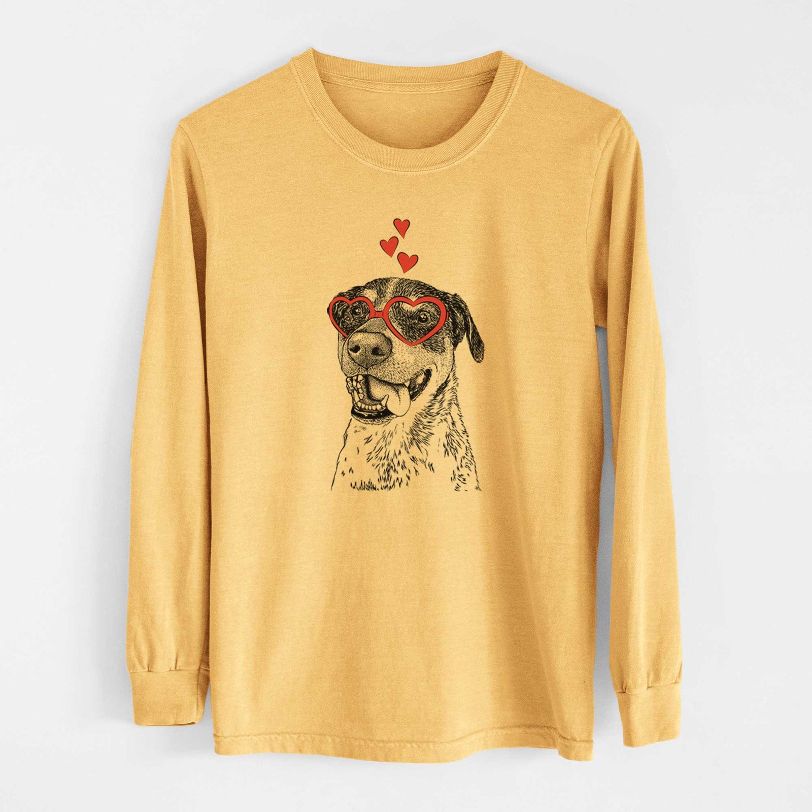 Valentine Gerti the Mixed Breed - Heavyweight 100% Cotton Long Sleeve