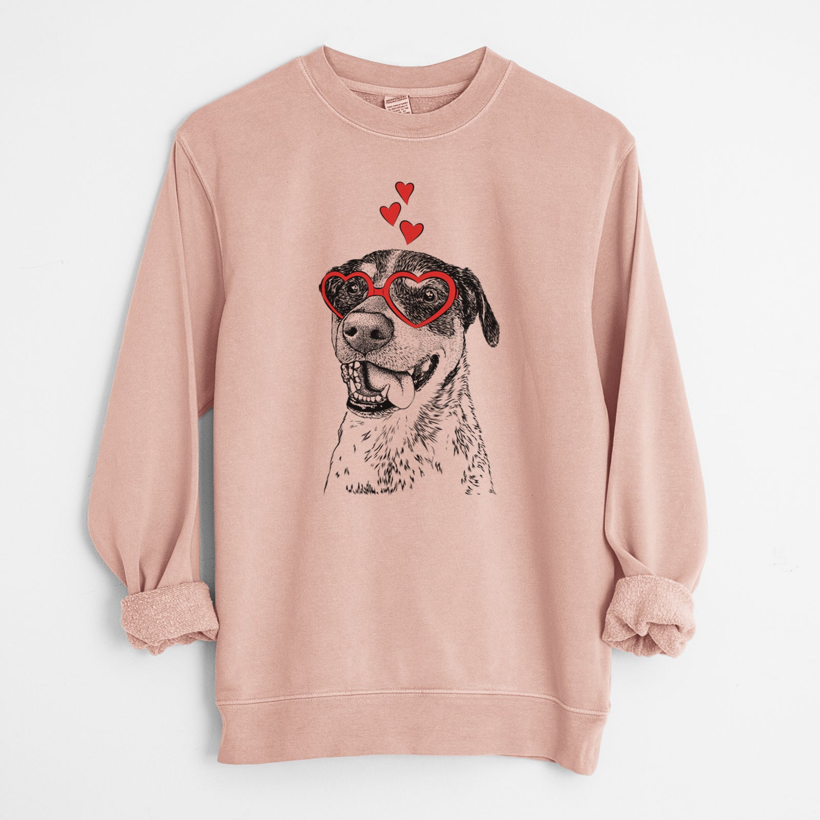 Valentine Gerti the Mixed Breed - Unisex Pigment Dyed Crew Sweatshirt
