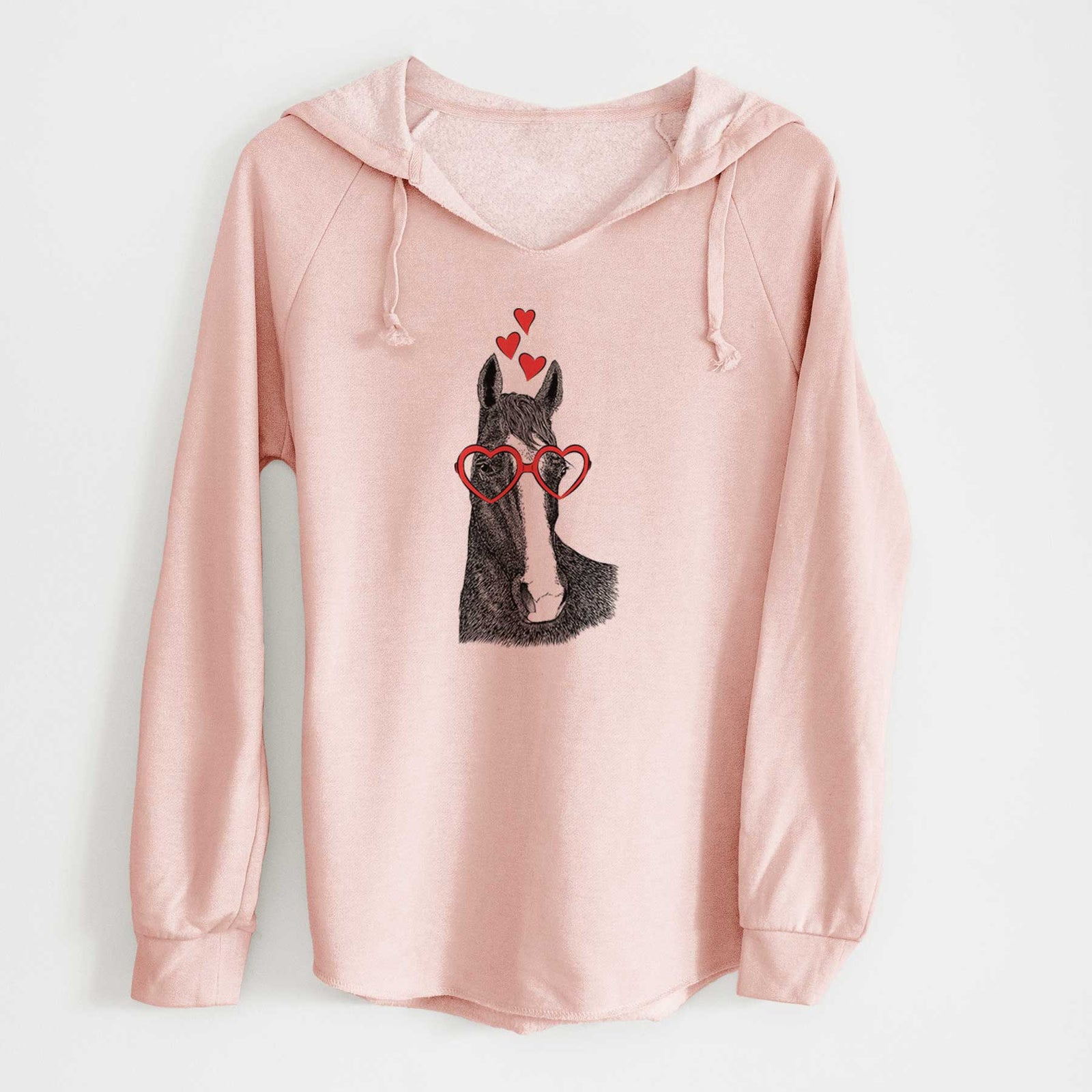 Valentine Gibson the Tennessee Walking Horse - Cali Wave Hooded Sweatshirt