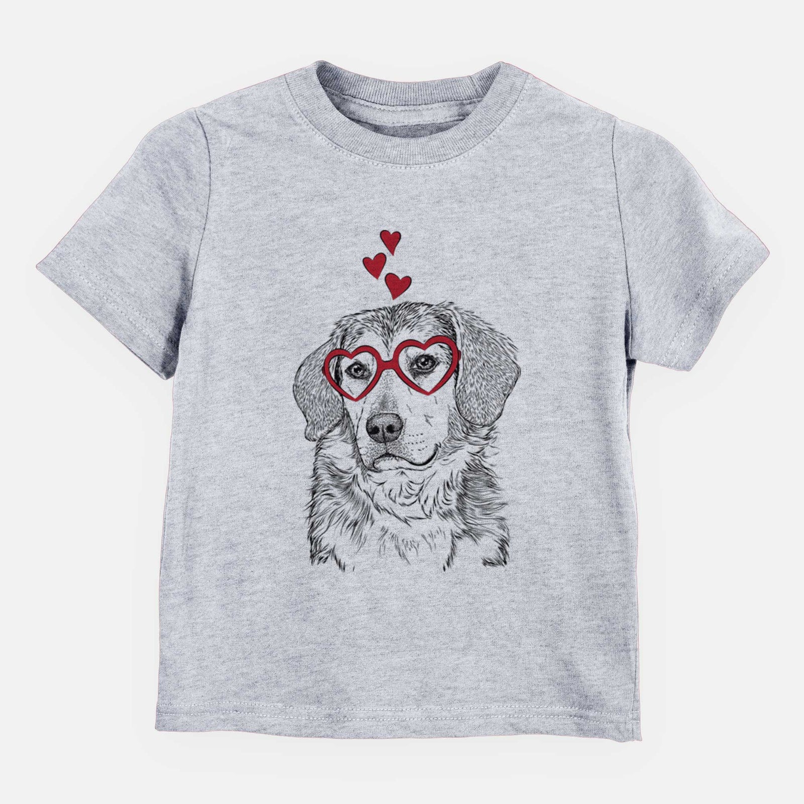 Valentine Gunner the Beagle Mix - Kids/Youth/Toddler Shirt