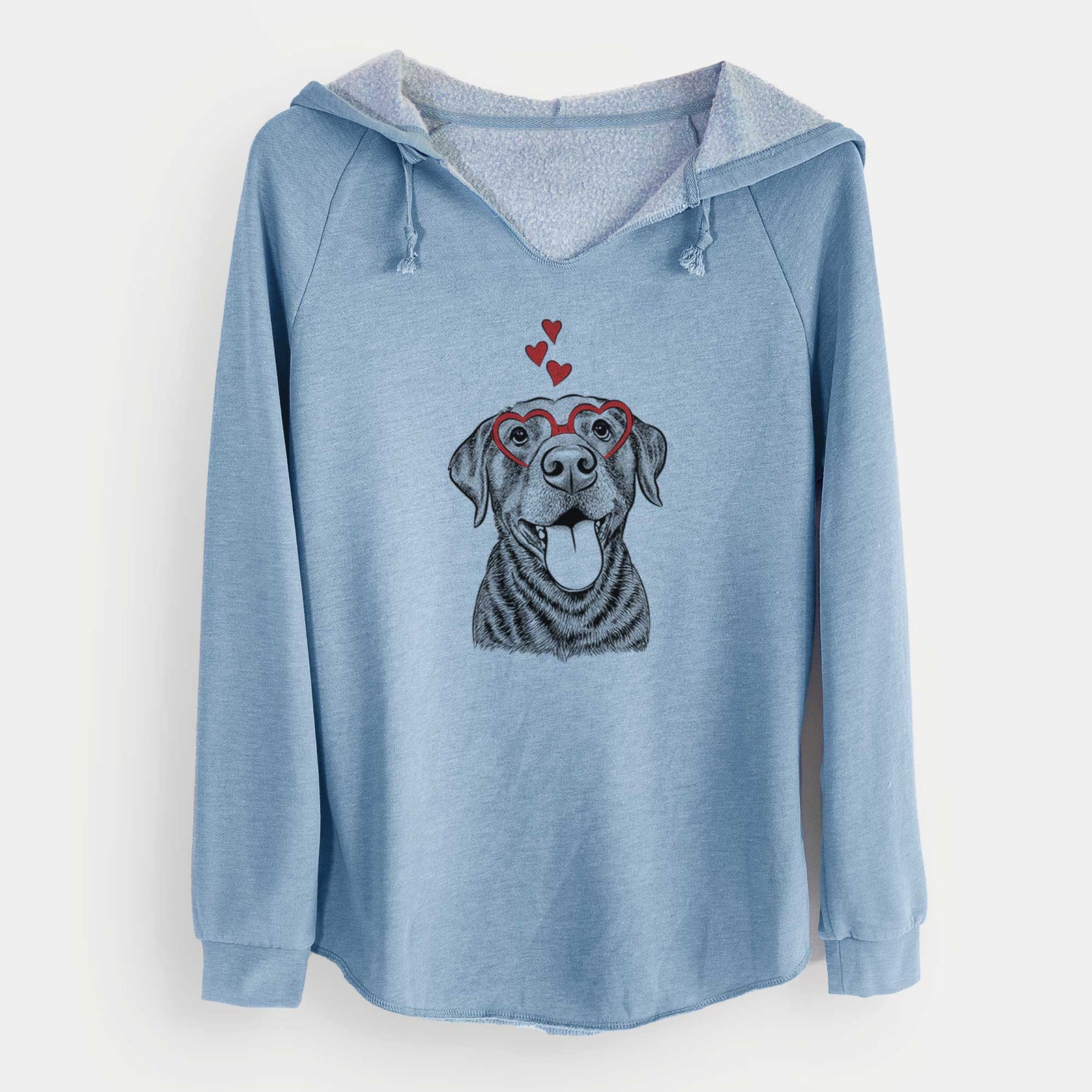 Valentine Gwen the Labrador Retriever - Cali Wave Hooded Sweatshirt