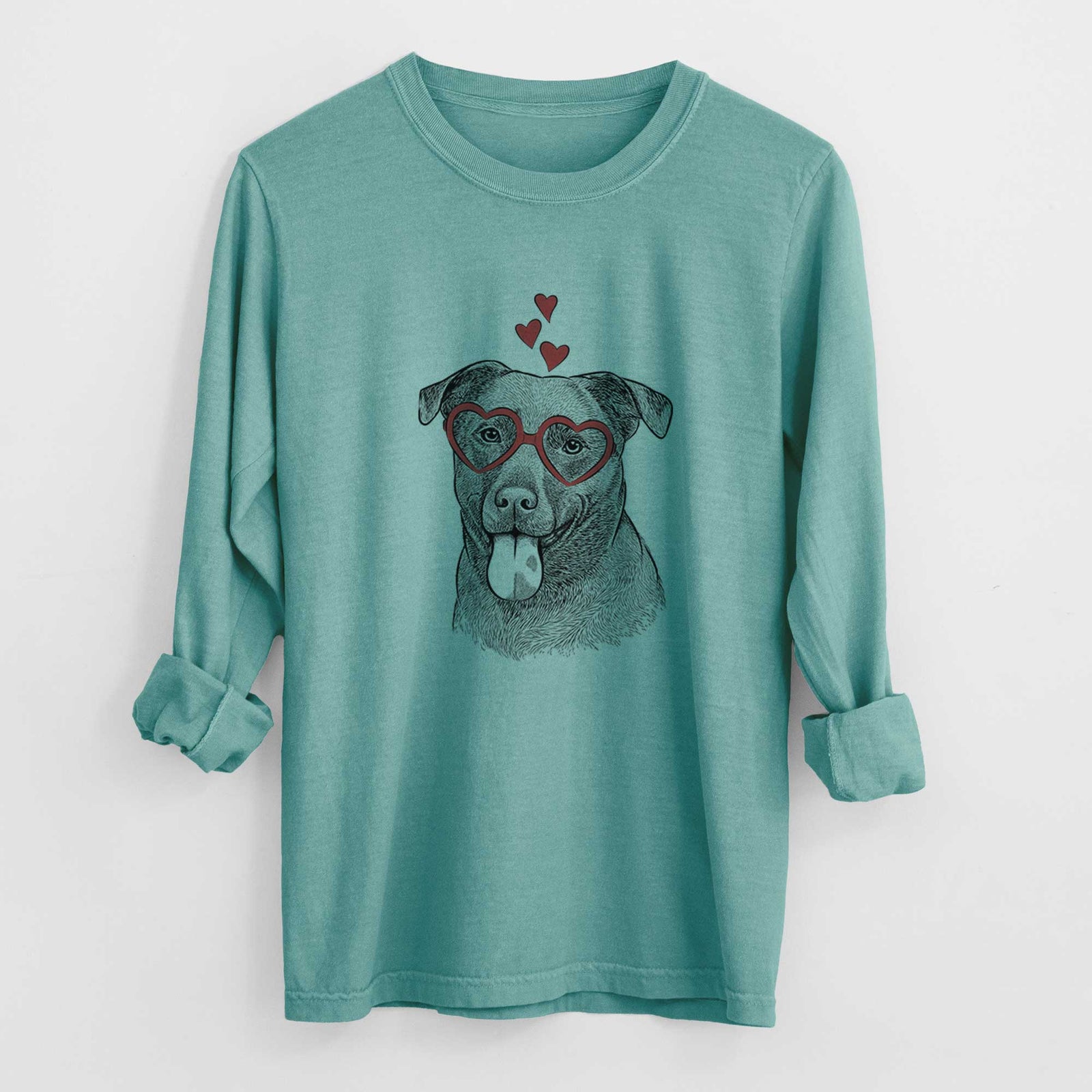 Valentine Harbor the Mixed Breed - Heavyweight 100% Cotton Long Sleeve