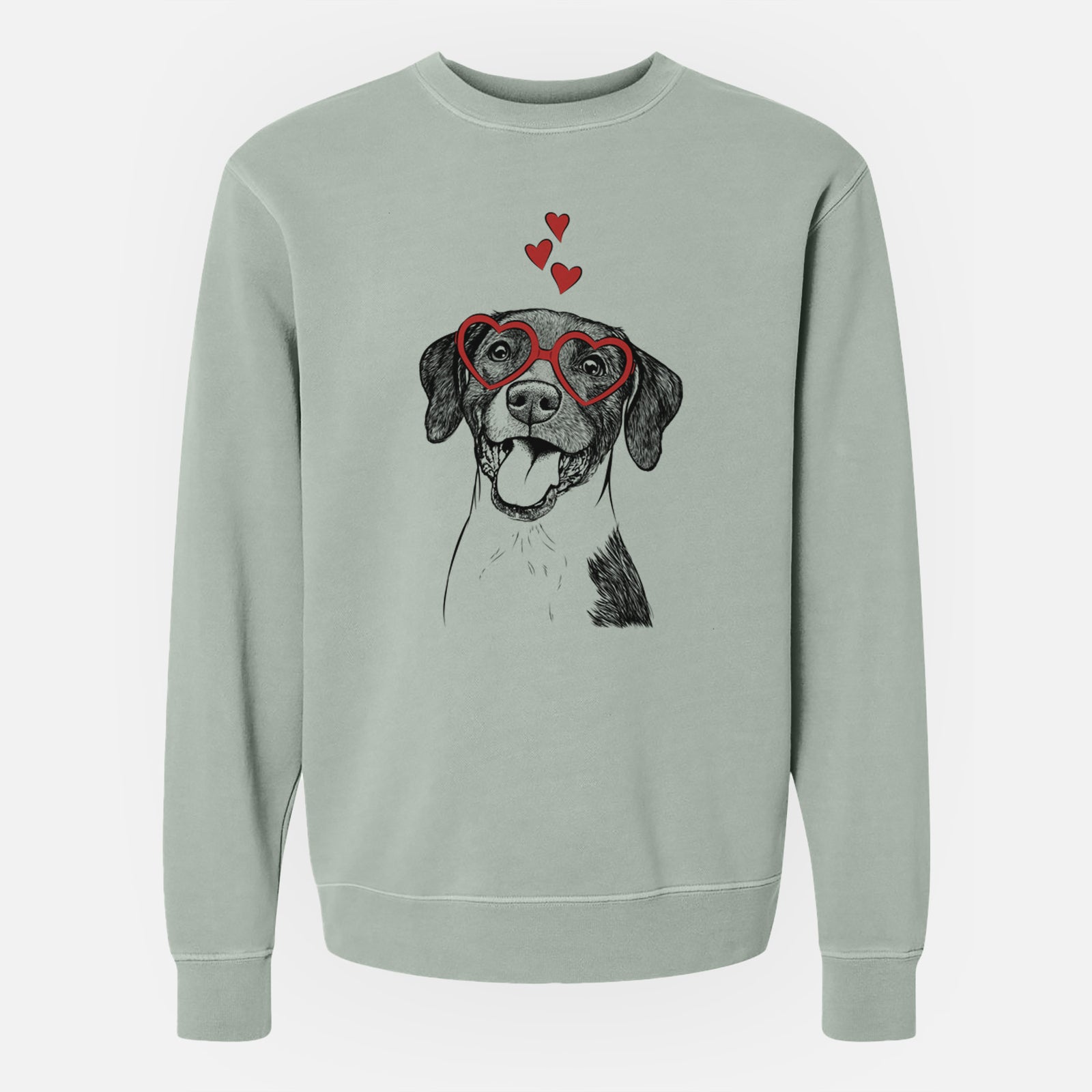 Valentine Harper the Mixed Breed - Unisex Pigment Dyed Crew Sweatshirt