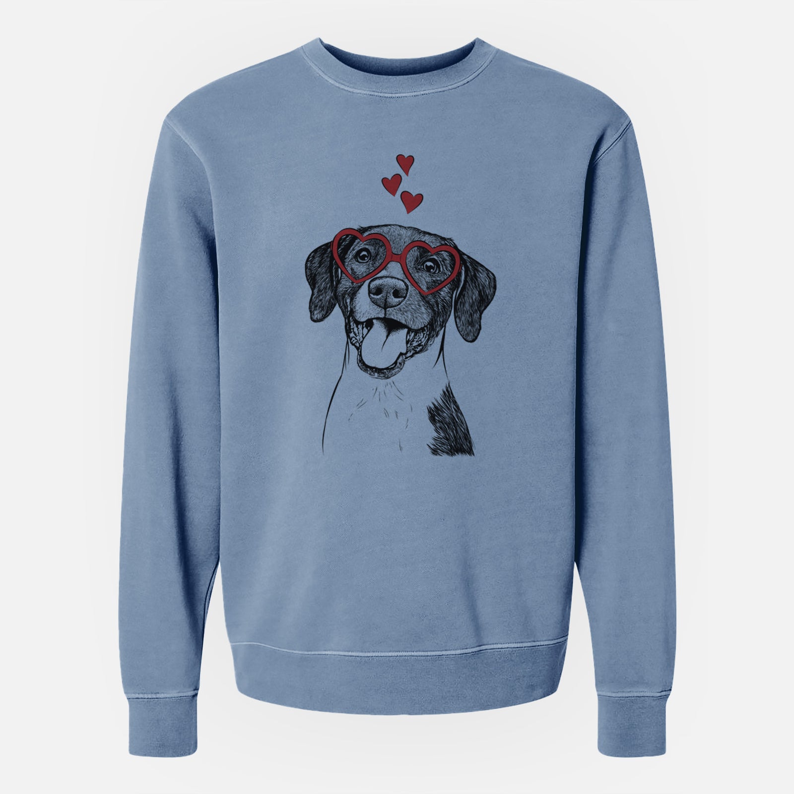 Valentine Harper the Mixed Breed - Unisex Pigment Dyed Crew Sweatshirt