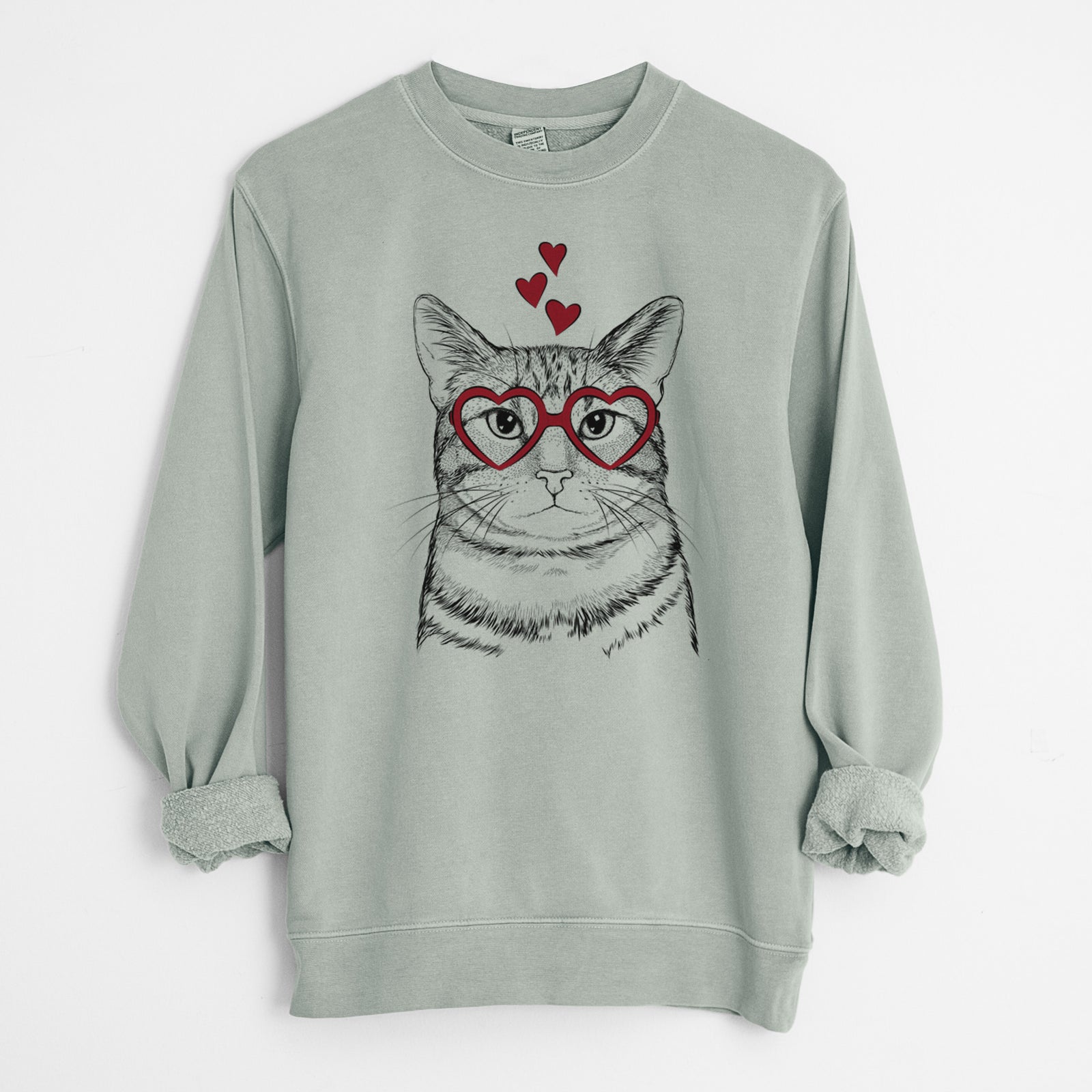 Valentine Henry the Bengal - Unisex Pigment Dyed Crew Sweatshirt