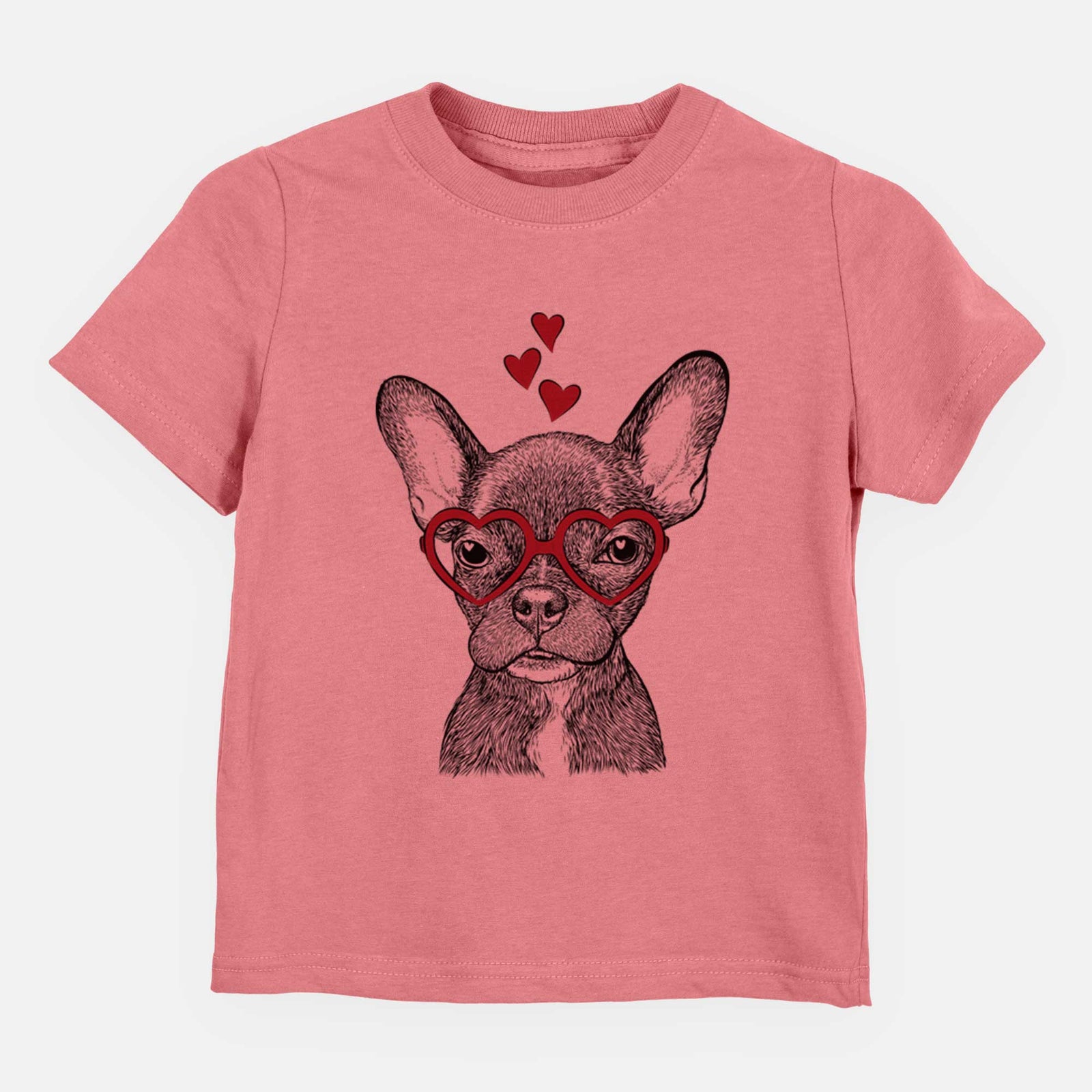 Valentine Henry the French Bulldog - Kids/Youth/Toddler Shirt