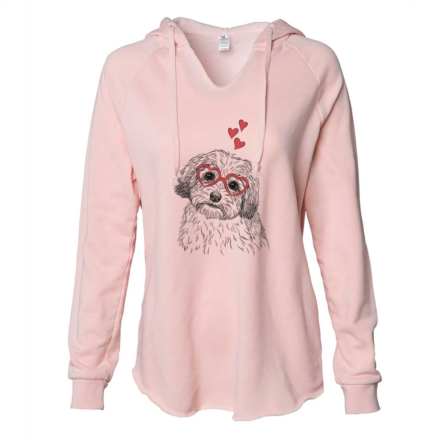 Valentine Henry the Havanese - Cali Wave Hooded Sweatshirt