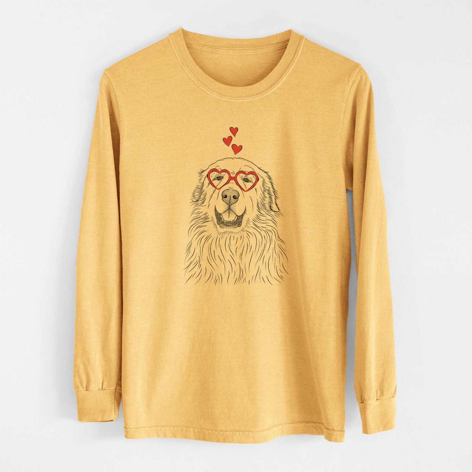 Valentine Horton the Great Pyrenees - Heavyweight 100% Cotton Long Sleeve