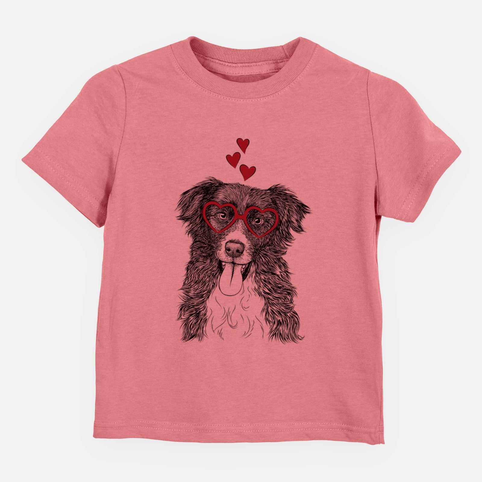 Valentine Indi the Border Collie - Kids/Youth/Toddler Shirt