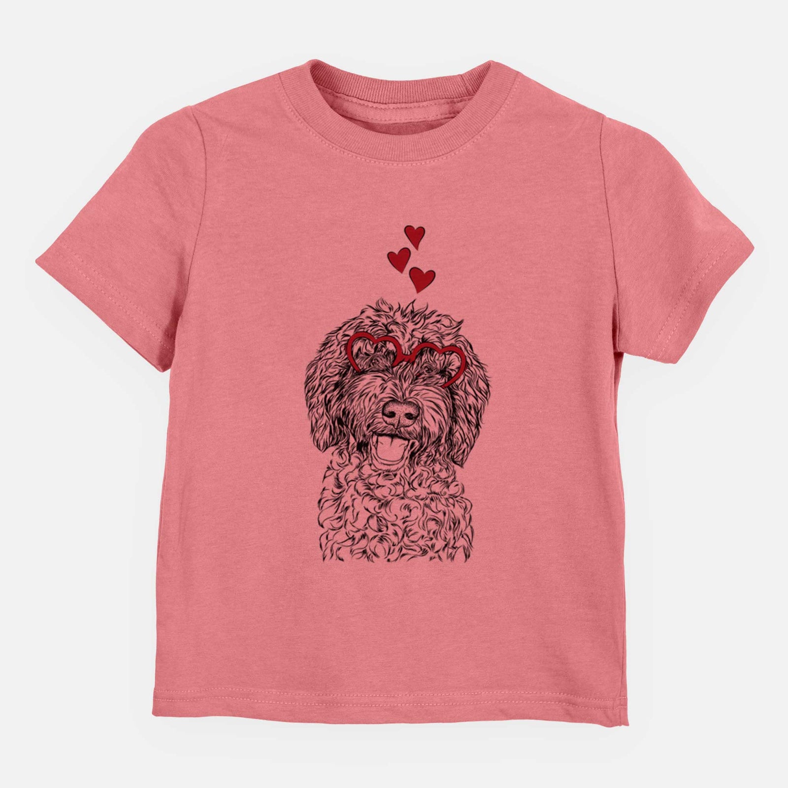Valentine Jack the Chocolate Labradoodle - Kids/Youth/Toddler Shirt