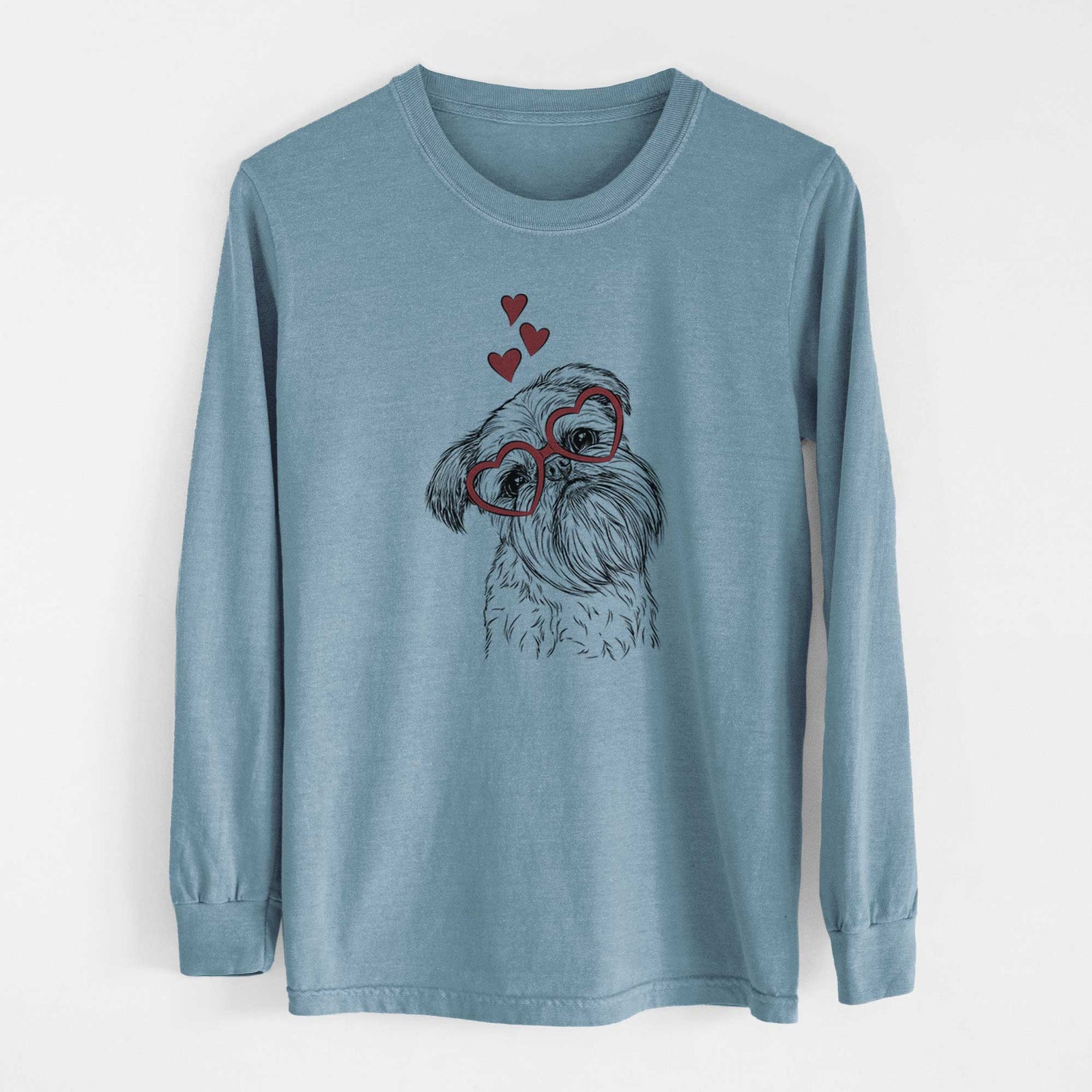 Valentine Jasper Joe the Brussels Griffon - Heavyweight 100% Cotton Long Sleeve