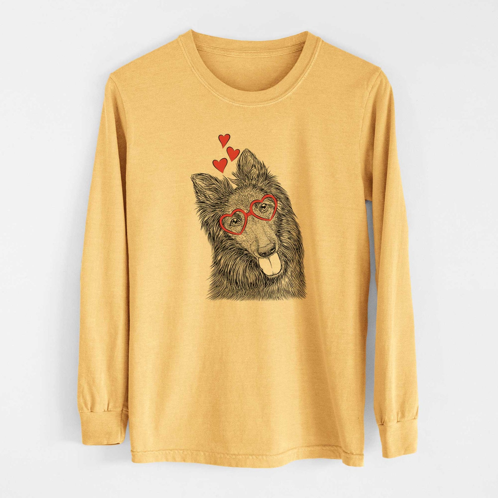 Valentine Jaxx the Belgian Tervuren - Heavyweight 100% Cotton Long Sleeve