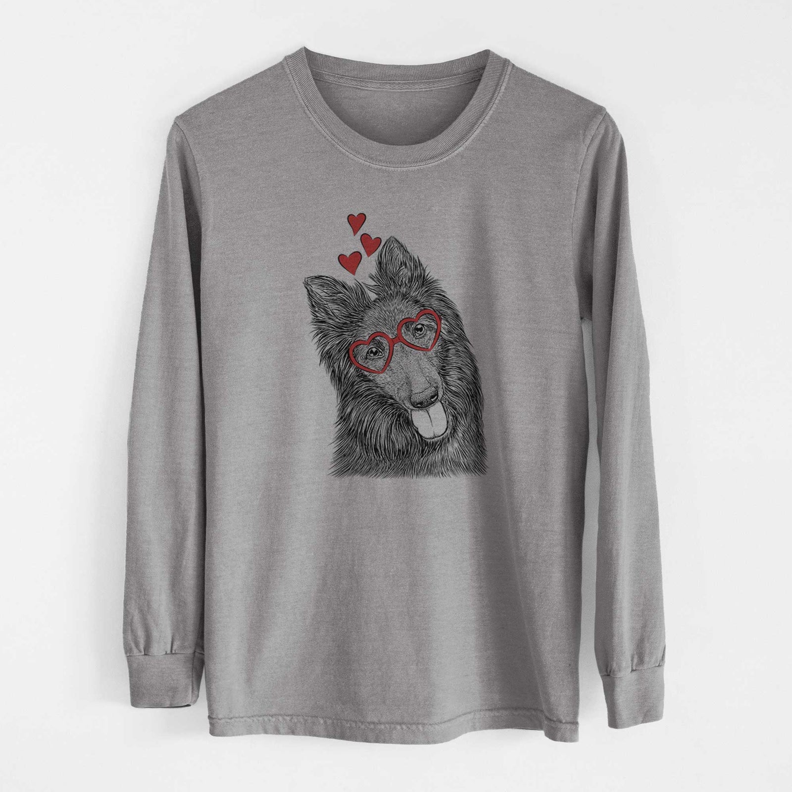 Valentine Jaxx the Belgian Tervuren - Heavyweight 100% Cotton Long Sleeve