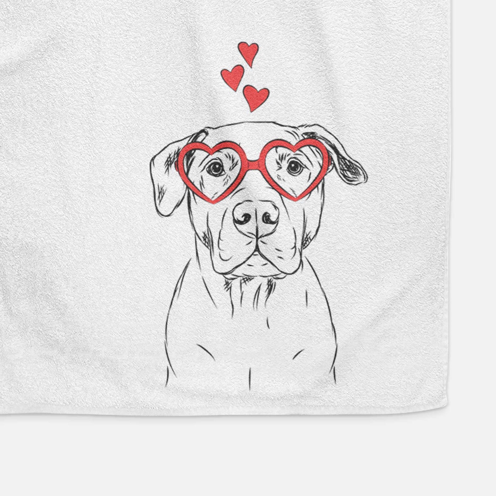 Kadin the Pitbull Decorative Hand Towel