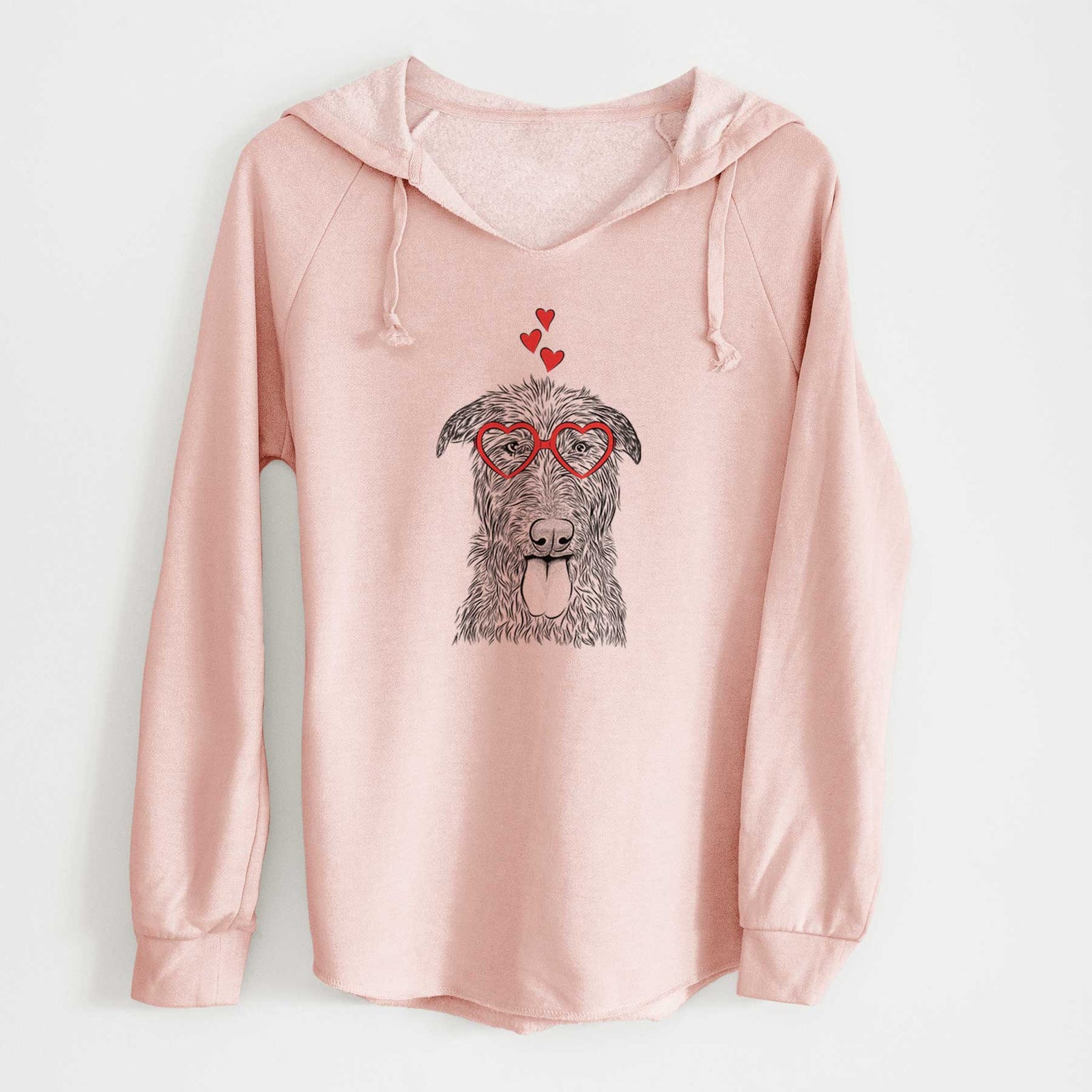Valentine Keeva the Irish Wolfhound - Cali Wave Hooded Sweatshirt