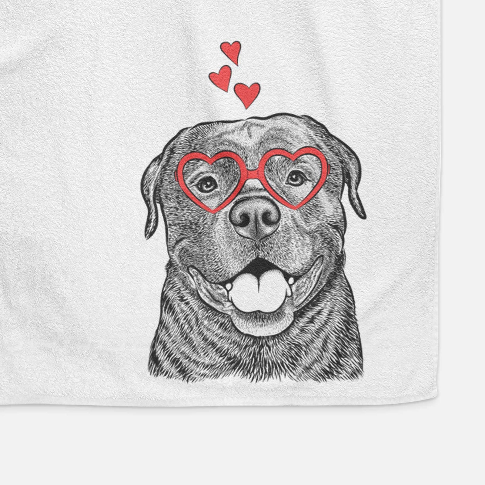 Kojak the Rottweiler Decorative Hand Towel