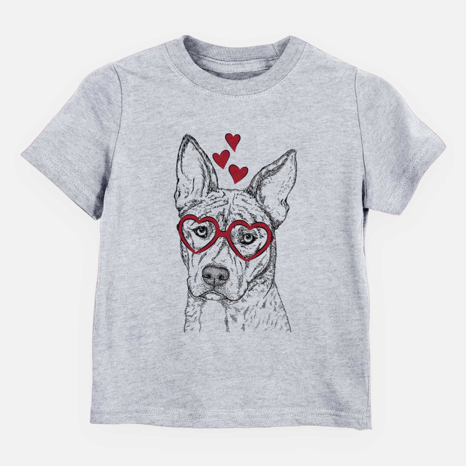 Valentine Leo the Ibizan Hound Bull Mastiff Mix - Kids/Youth/Toddler Shirt