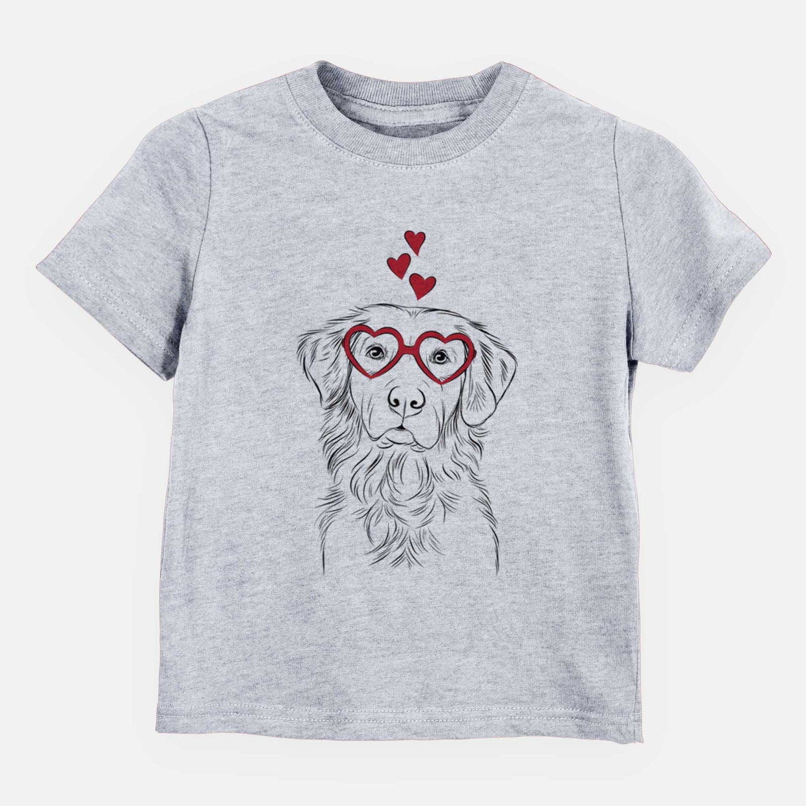 Valentine Linden the Golden Retriever - Kids/Youth/Toddler Shirt