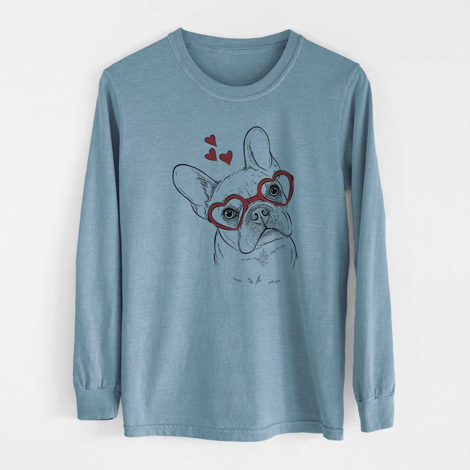 Valentine Loki the French Bulldog - Heavyweight 100% Cotton Long Sleeve