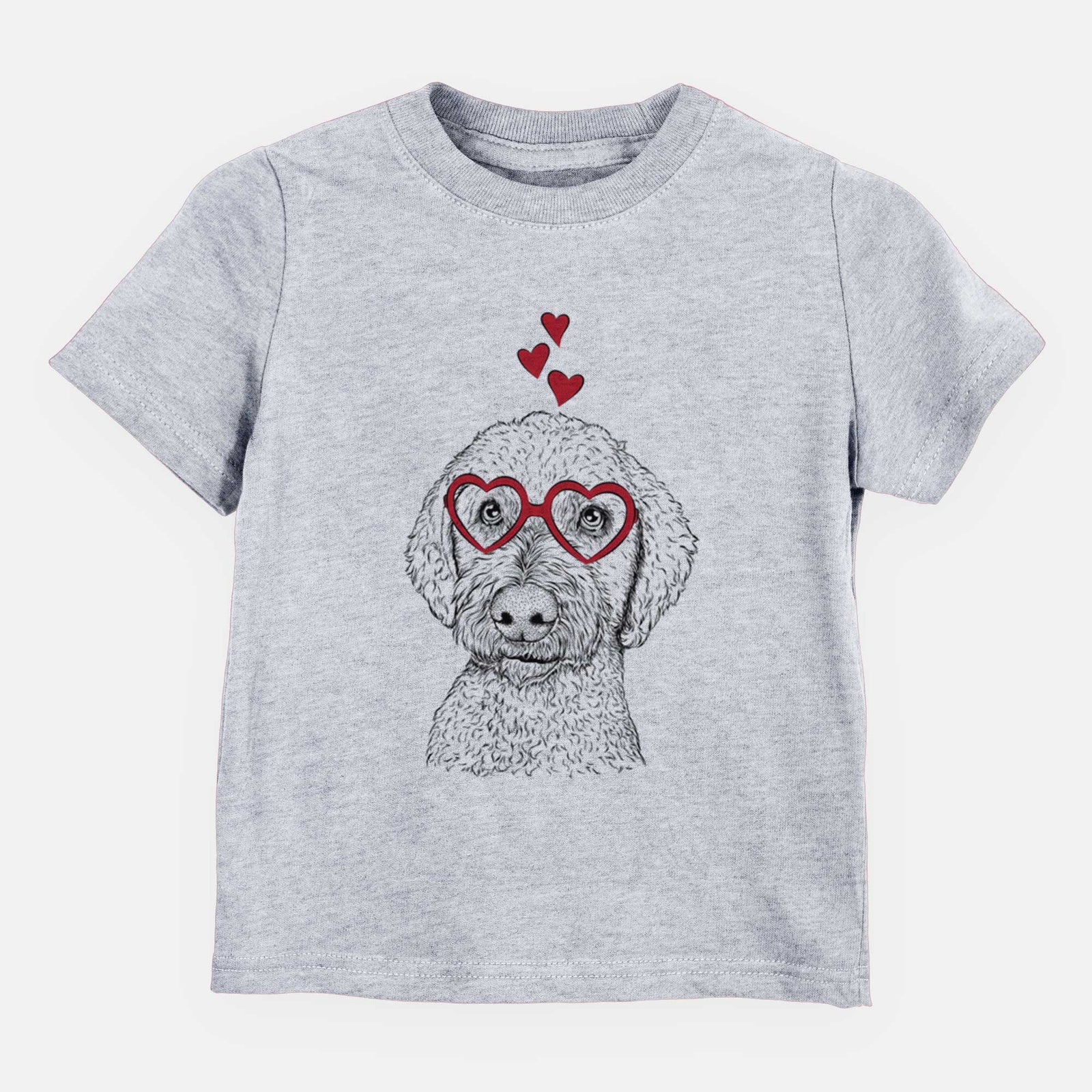 Valentine Lucy Boo the Goldendoodle - Kids/Youth/Toddler Shirt