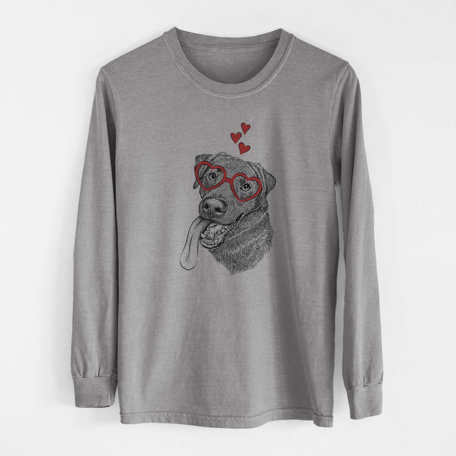 Valentine Macaroni the Lab Mix - Heavyweight 100% Cotton Long Sleeve