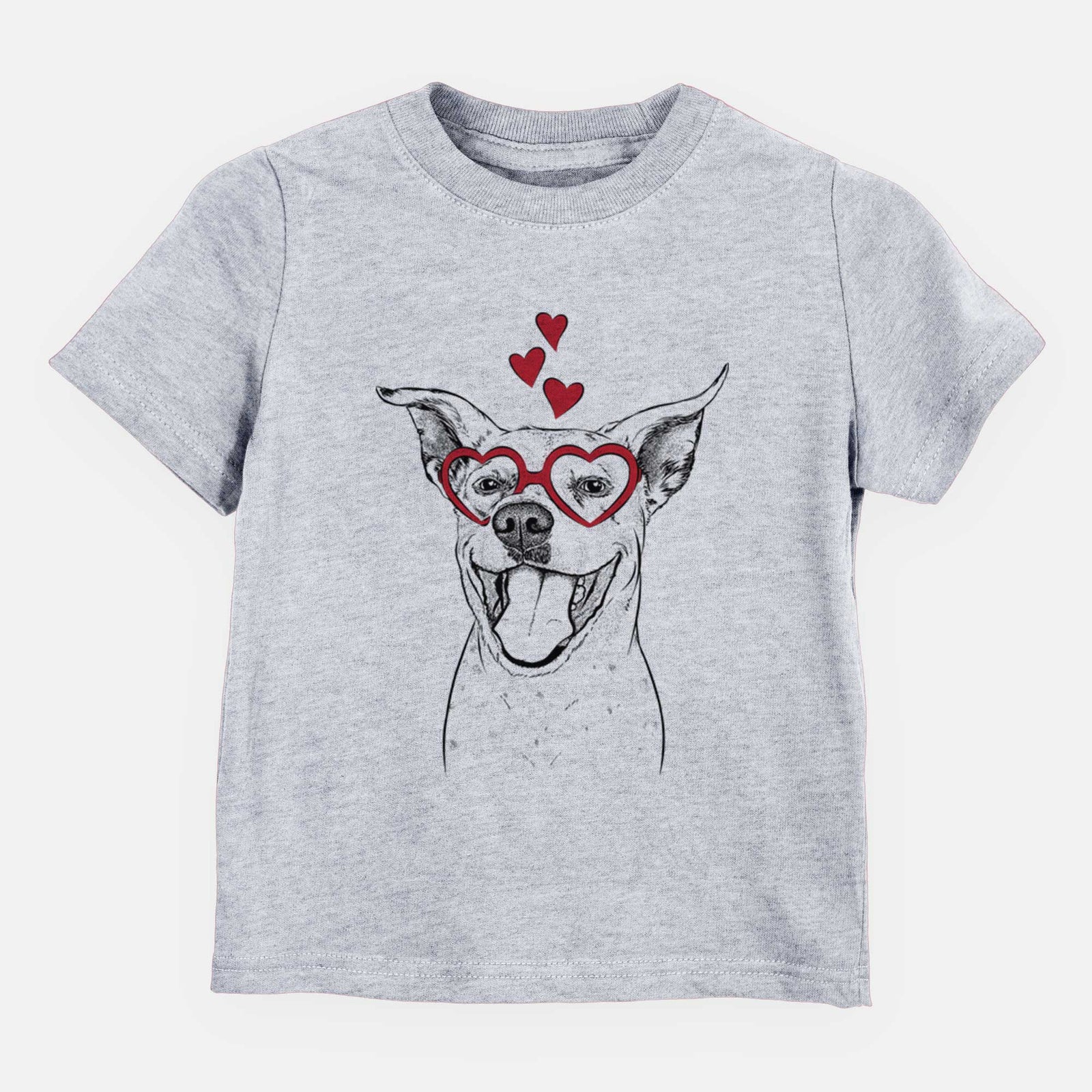 Valentine Maddie the Dalmatian Pitbull Mix - Kids/Youth/Toddler Shirt