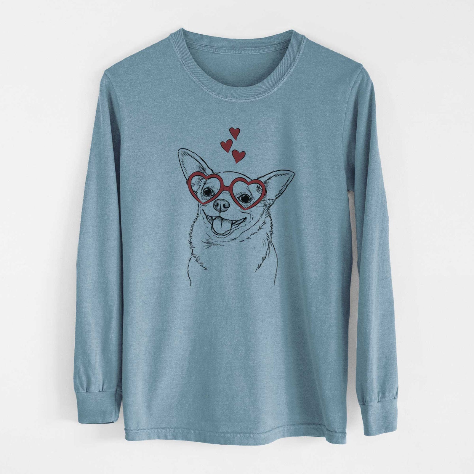 Valentine Maddison Pearl the Chihuahua - Heavyweight 100% Cotton Long Sleeve