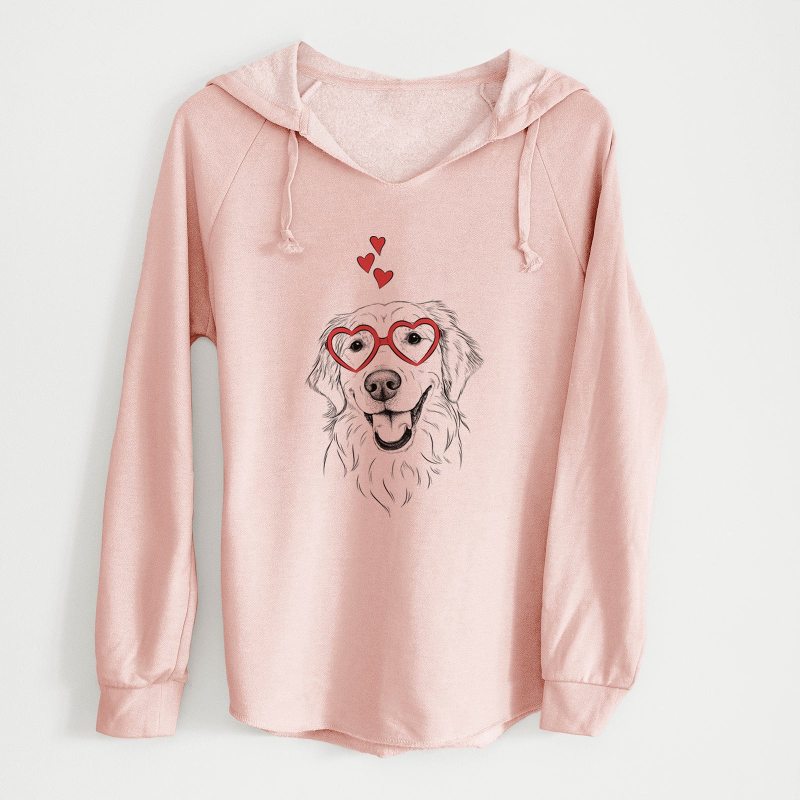 Valentine Maple the Golden Retriever - Cali Wave Hooded Sweatshirt