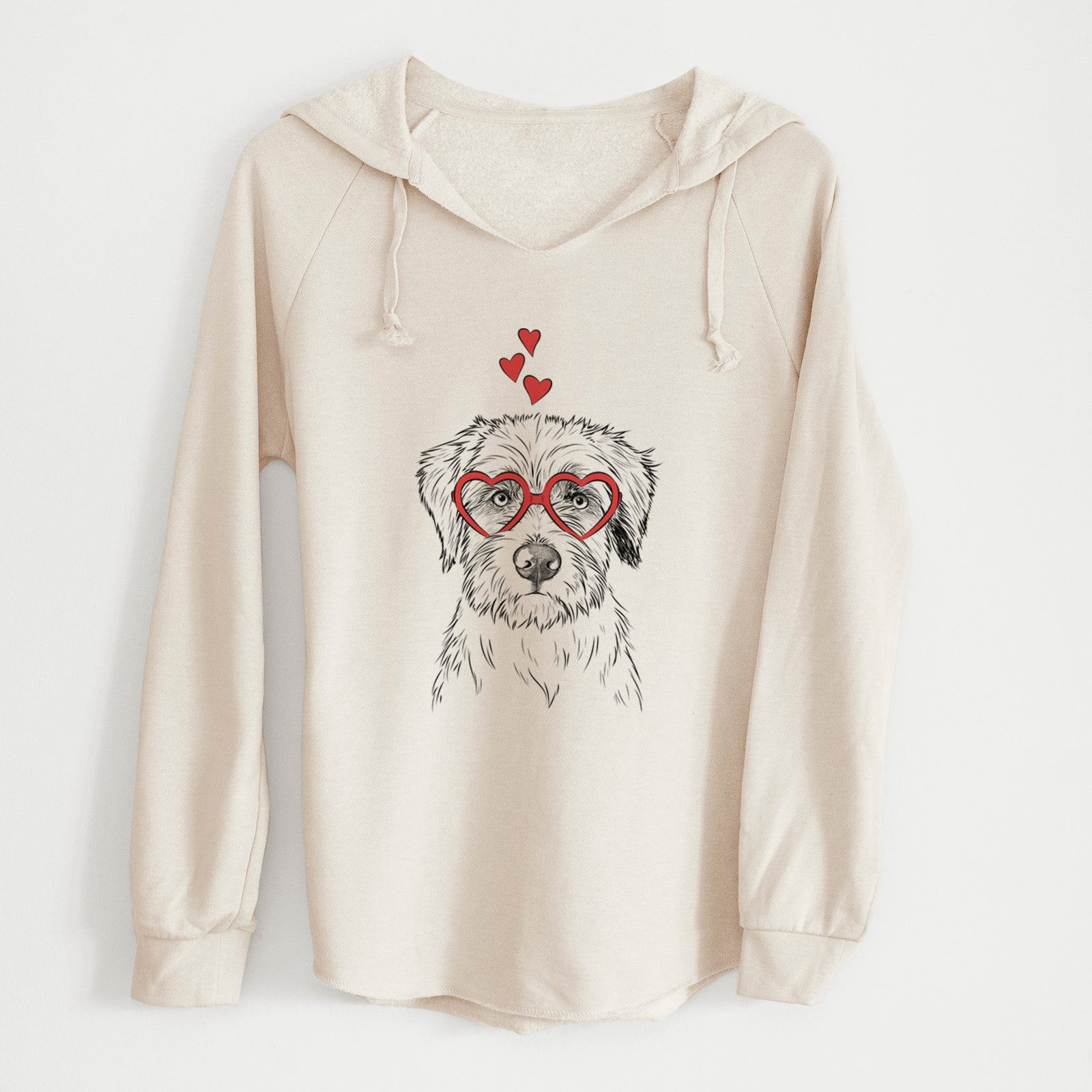 Valentine Marek the Bernedoodle - Cali Wave Hooded Sweatshirt