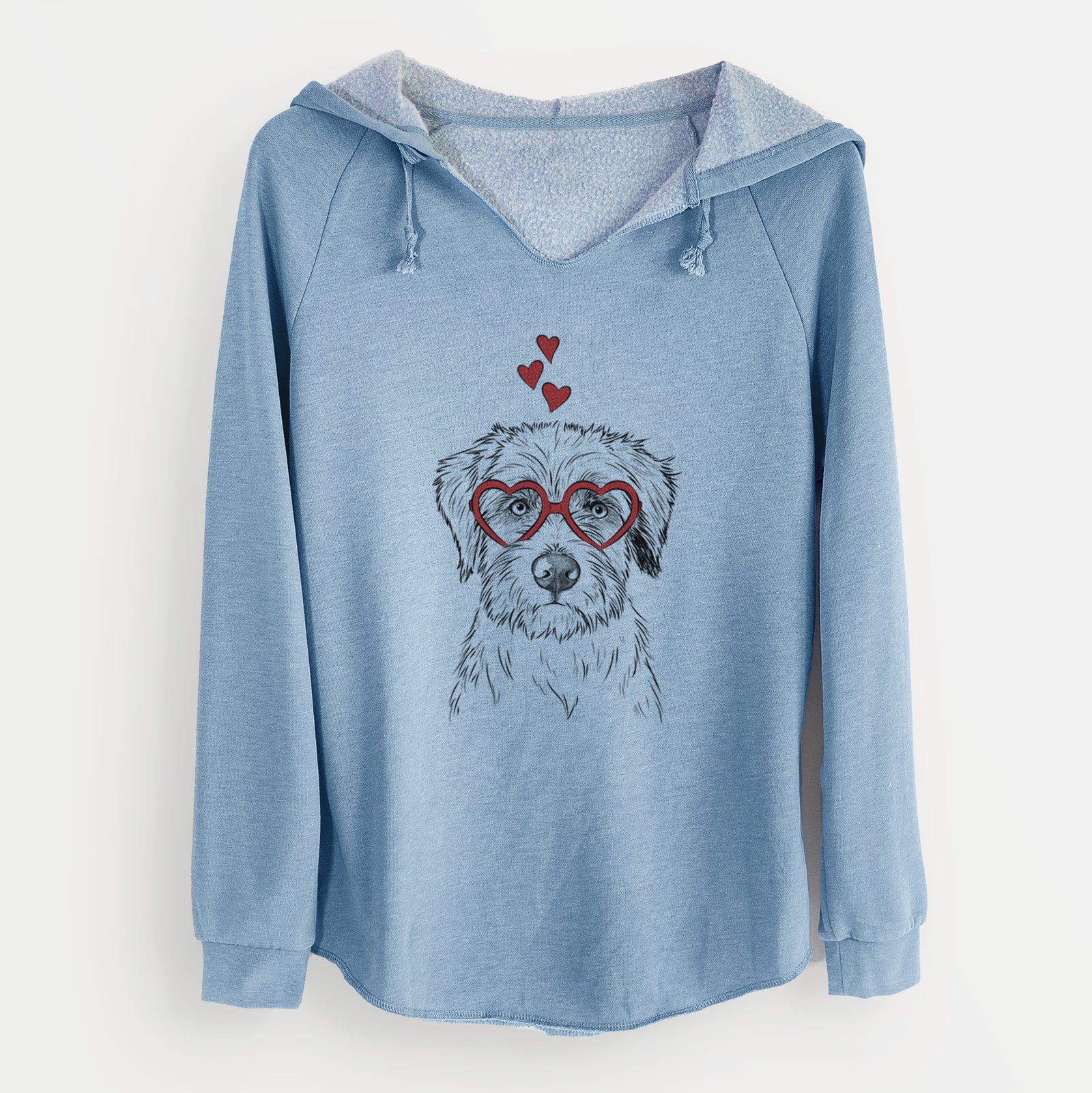 Valentine Marek the Bernedoodle - Cali Wave Hooded Sweatshirt