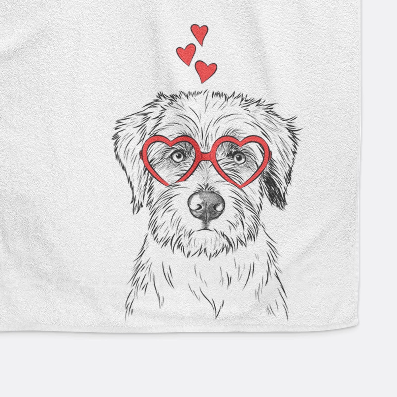 Marek the Bernedoodle Decorative Hand Towel