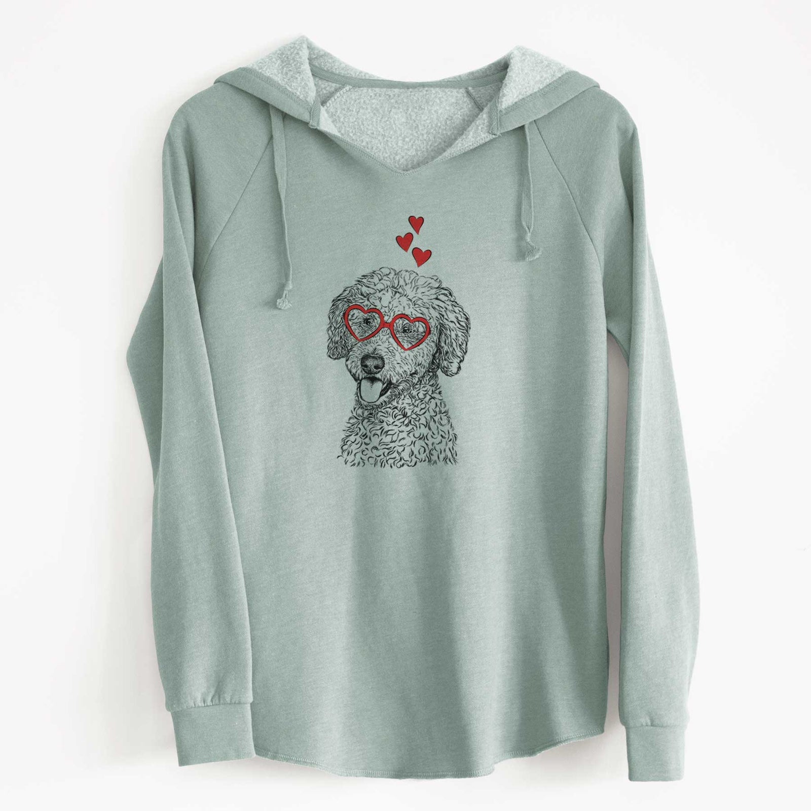 Valentine Marlow the Goldendoodle - Cali Wave Hooded Sweatshirt