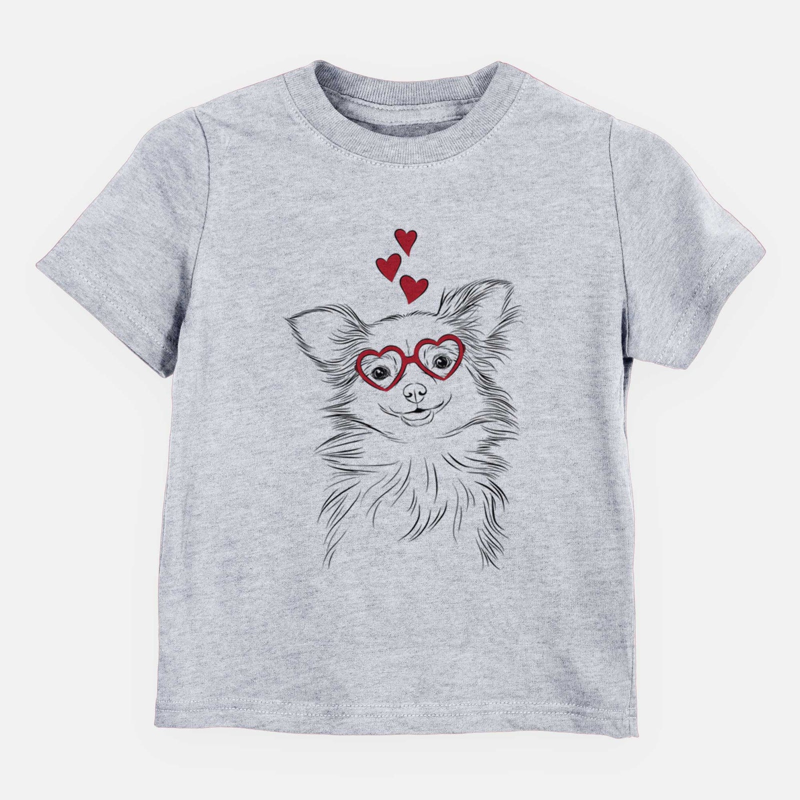Valentine Marzi the Long Haired Chihuahua - Kids/Youth/Toddler Shirt