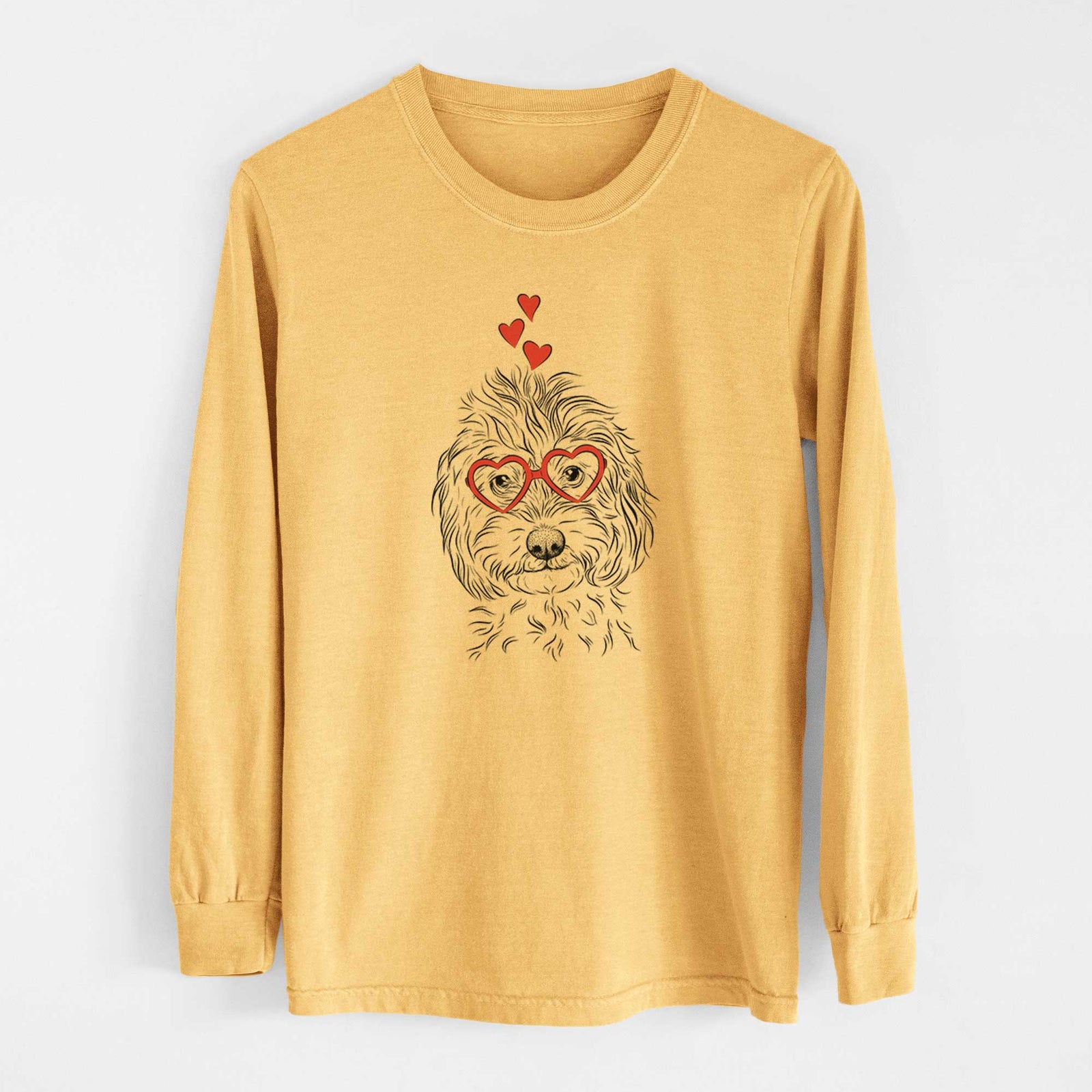 Valentine Mason the Cavapoo - Heavyweight 100% Cotton Long Sleeve