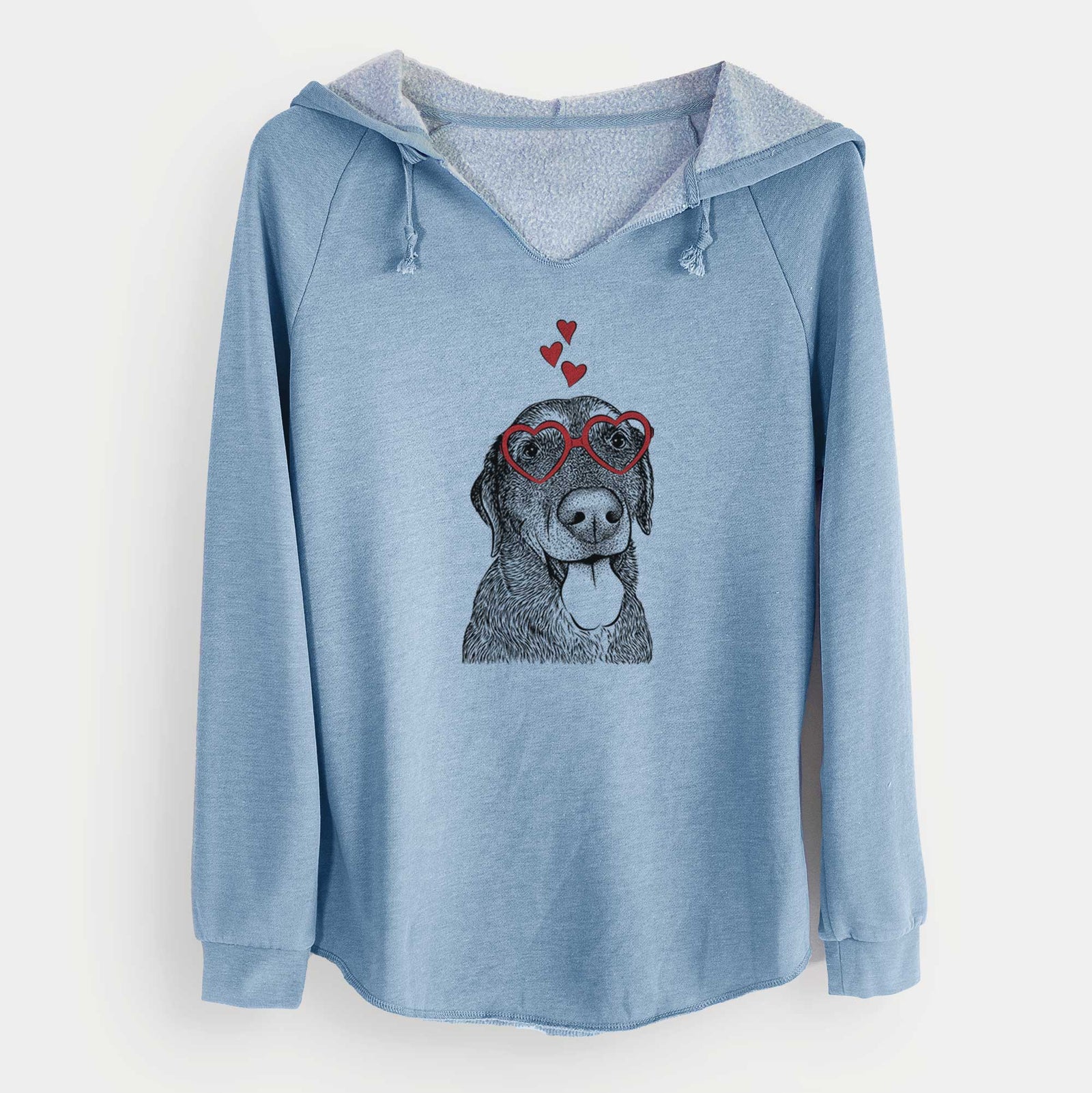 Valentine Max the Labrador Retriever - Cali Wave Hooded Sweatshirt