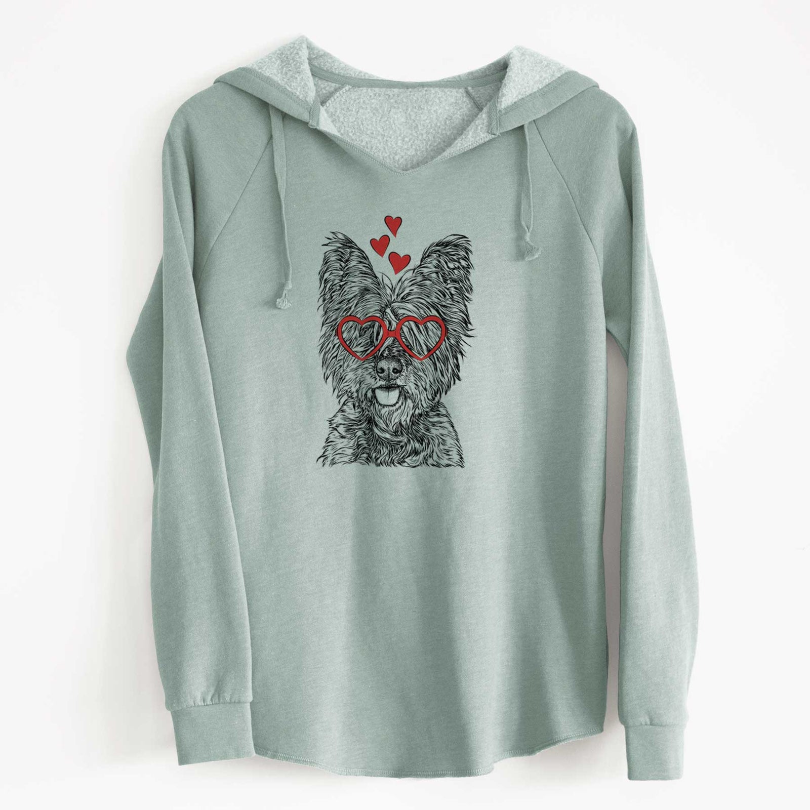Valentine McDuff the Cairn Terrier - Cali Wave Hooded Sweatshirt
