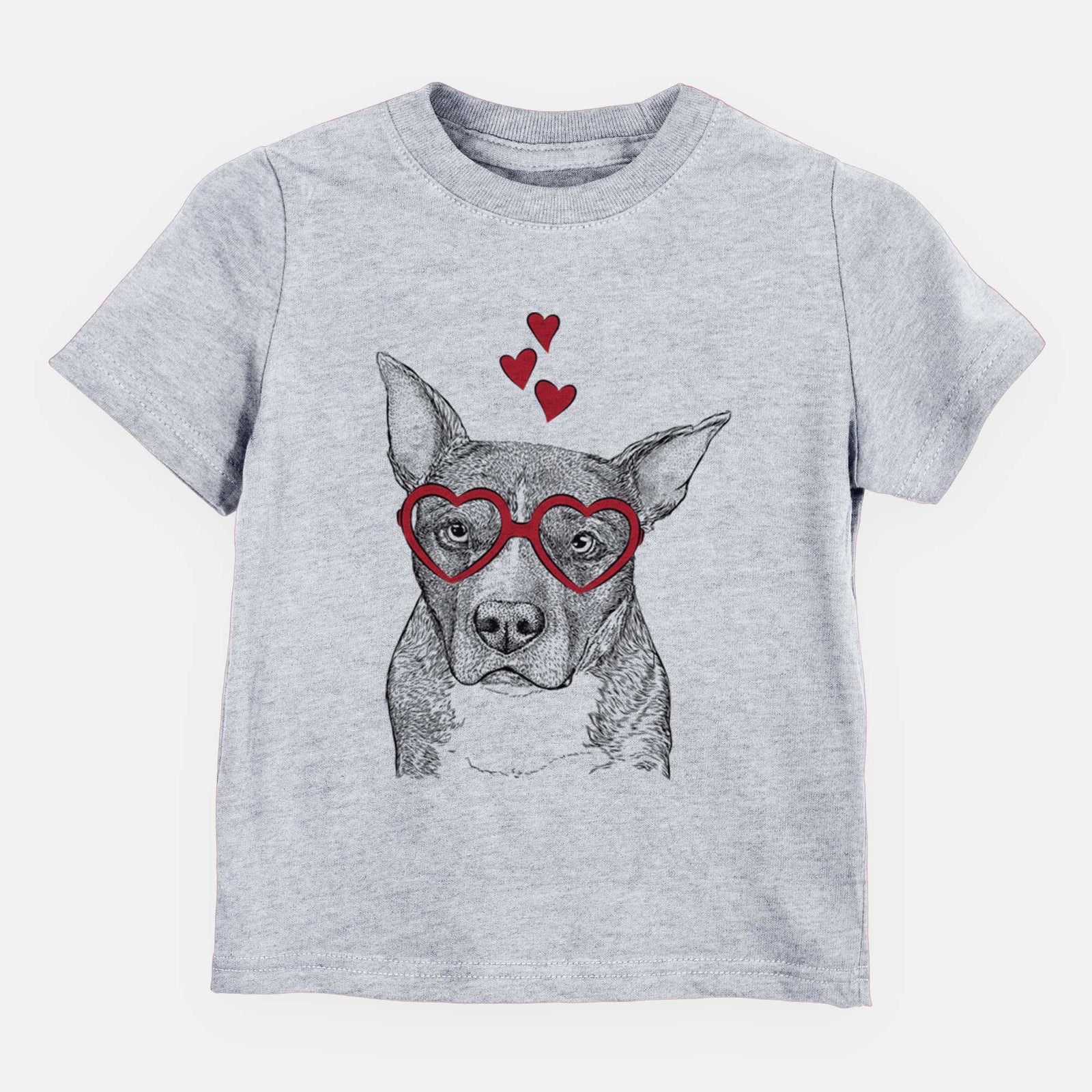 Valentine Mercy the Pitbull - Kids/Youth/Toddler Shirt